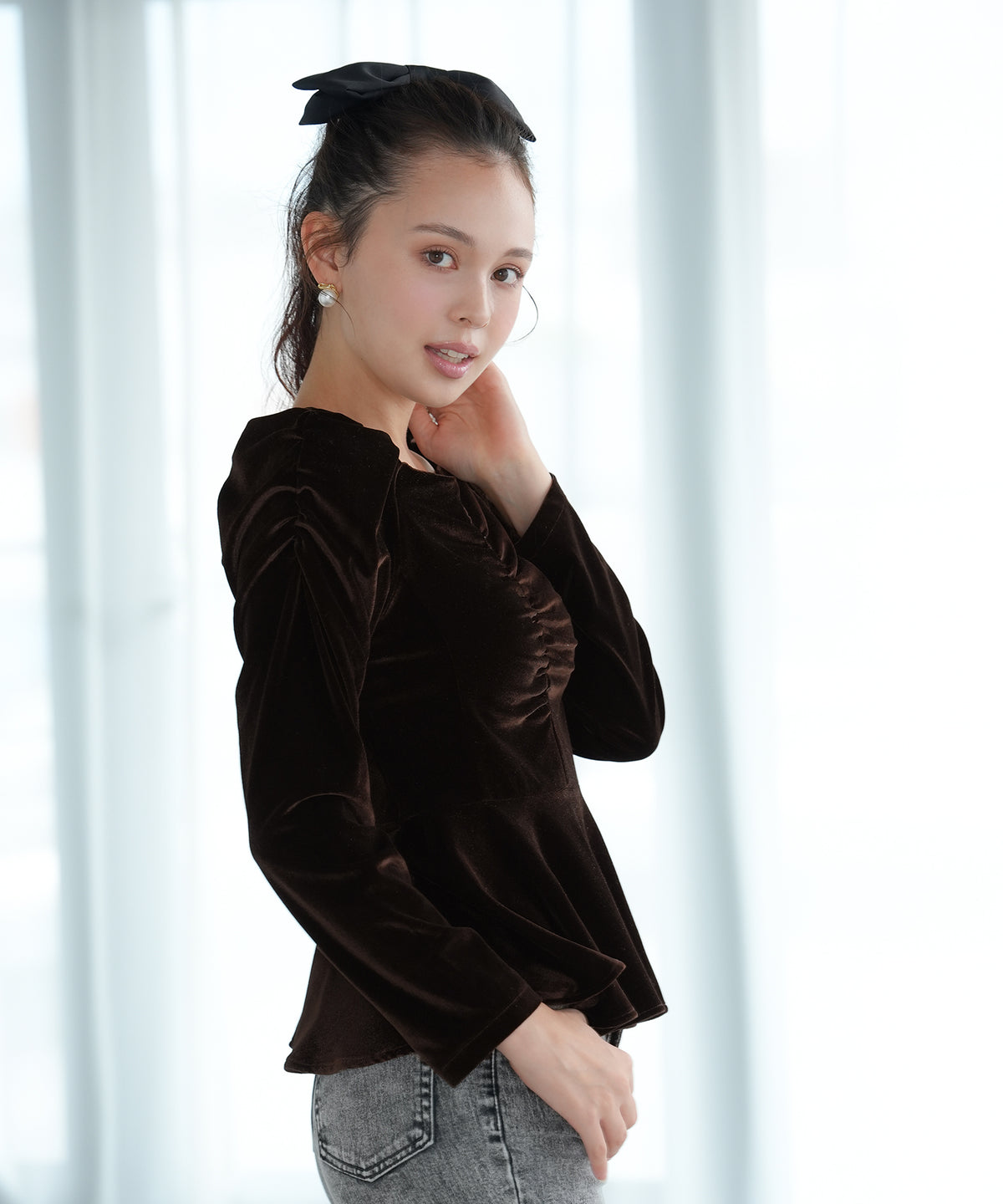 ブラウン model:171㎝ 着用サイズ:M
