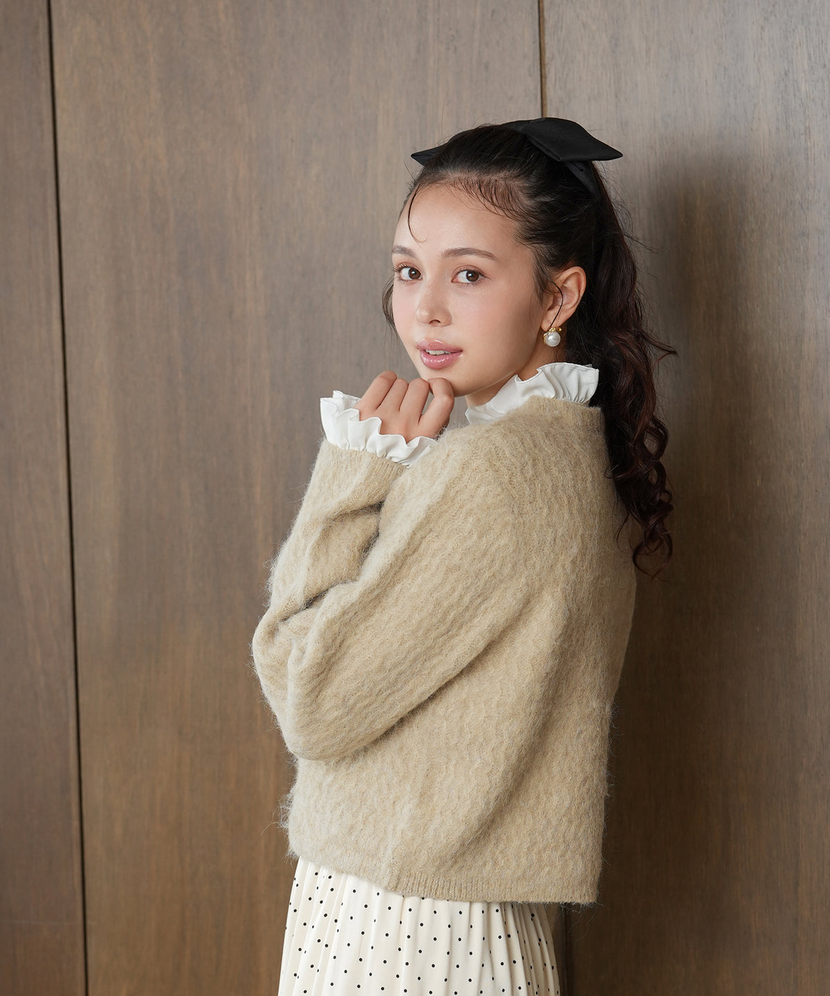 ベージュ model: 171cm 着用サイズ: M