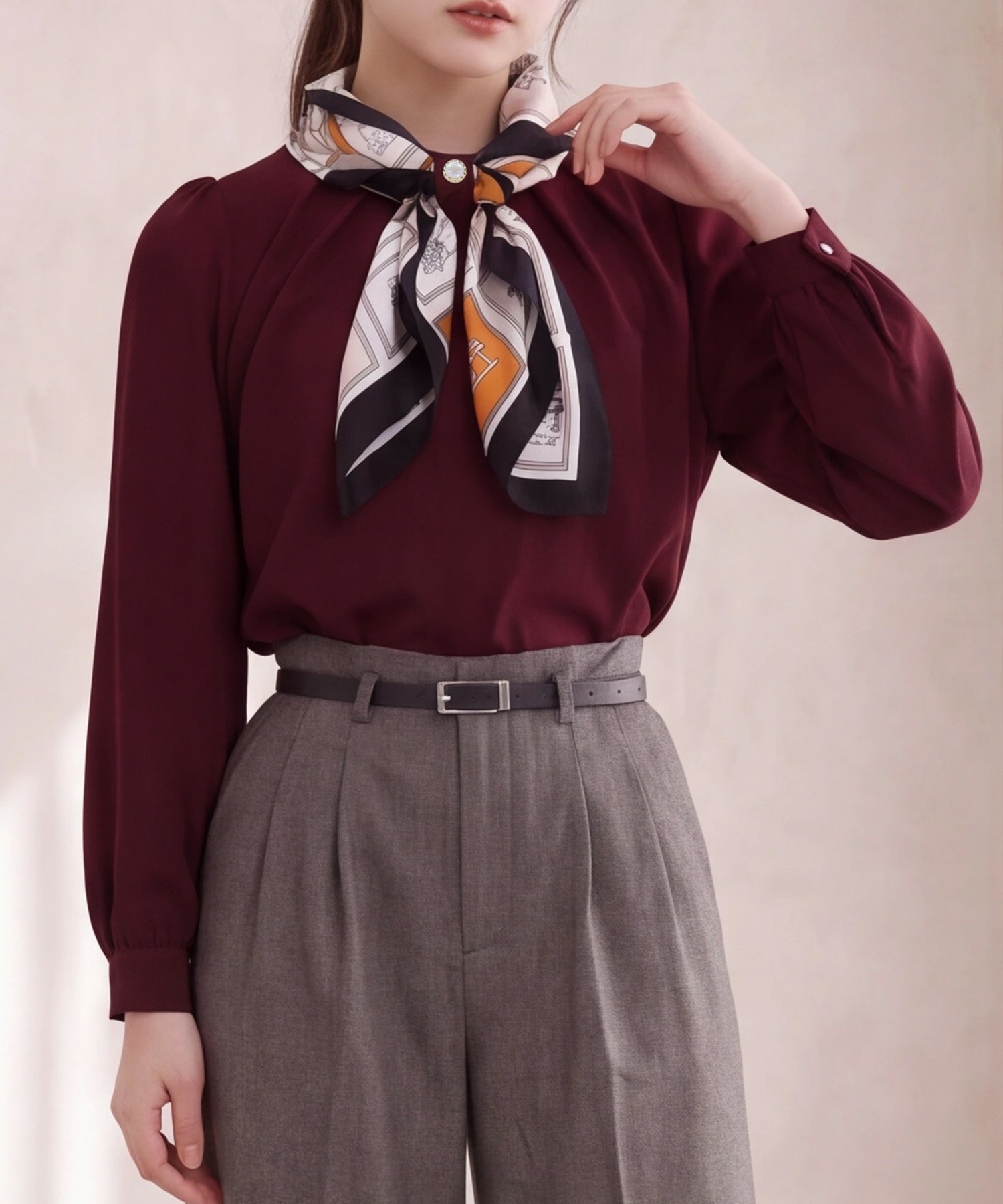 ワイン(AI画像) model:160 着用サイズ:M