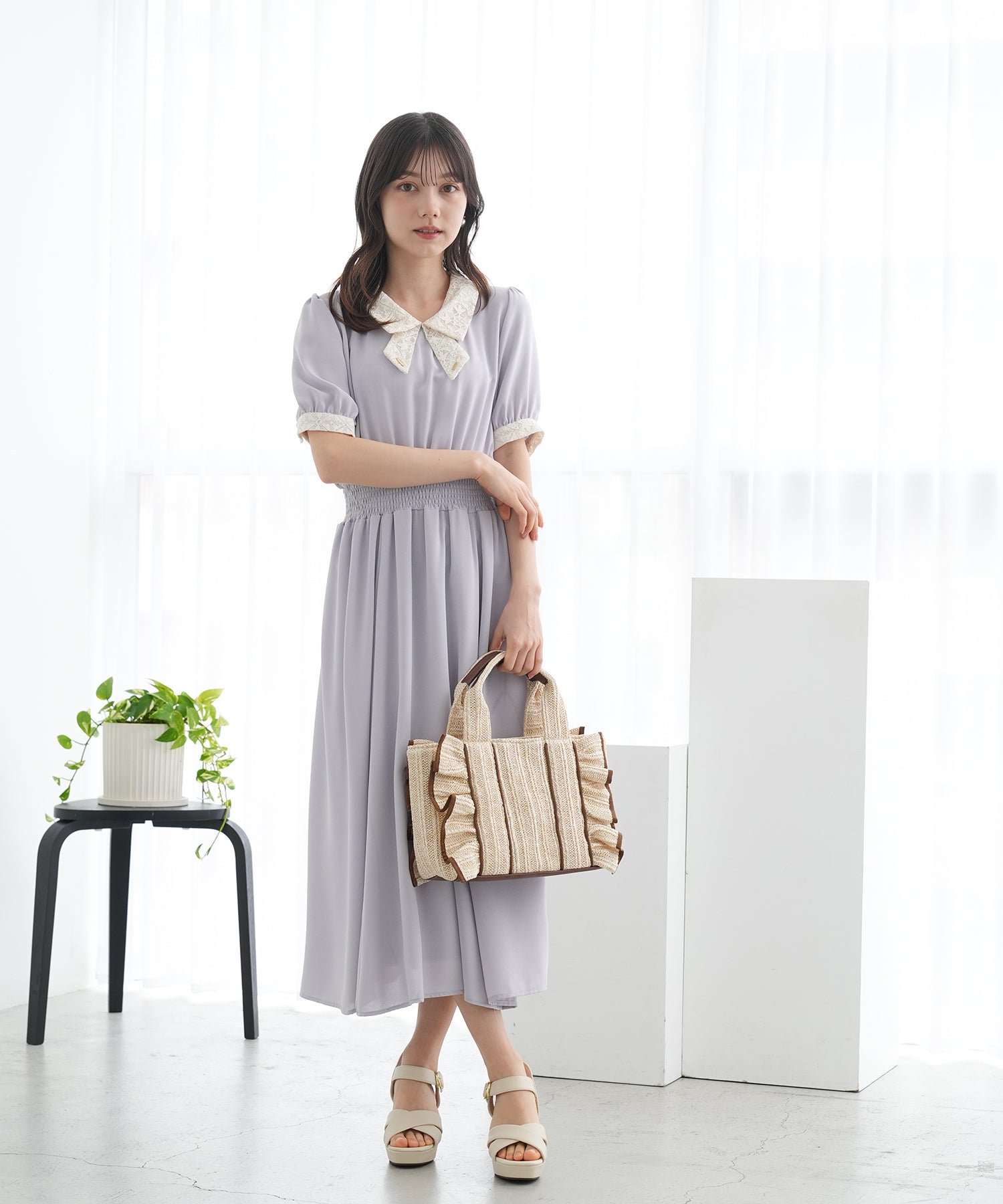 ラベンダー model:158cm 着用サイズ:M