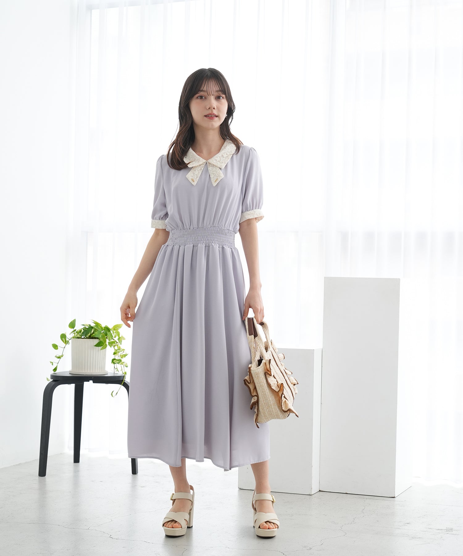 ラベンダー model:158cm 着用サイズ:M