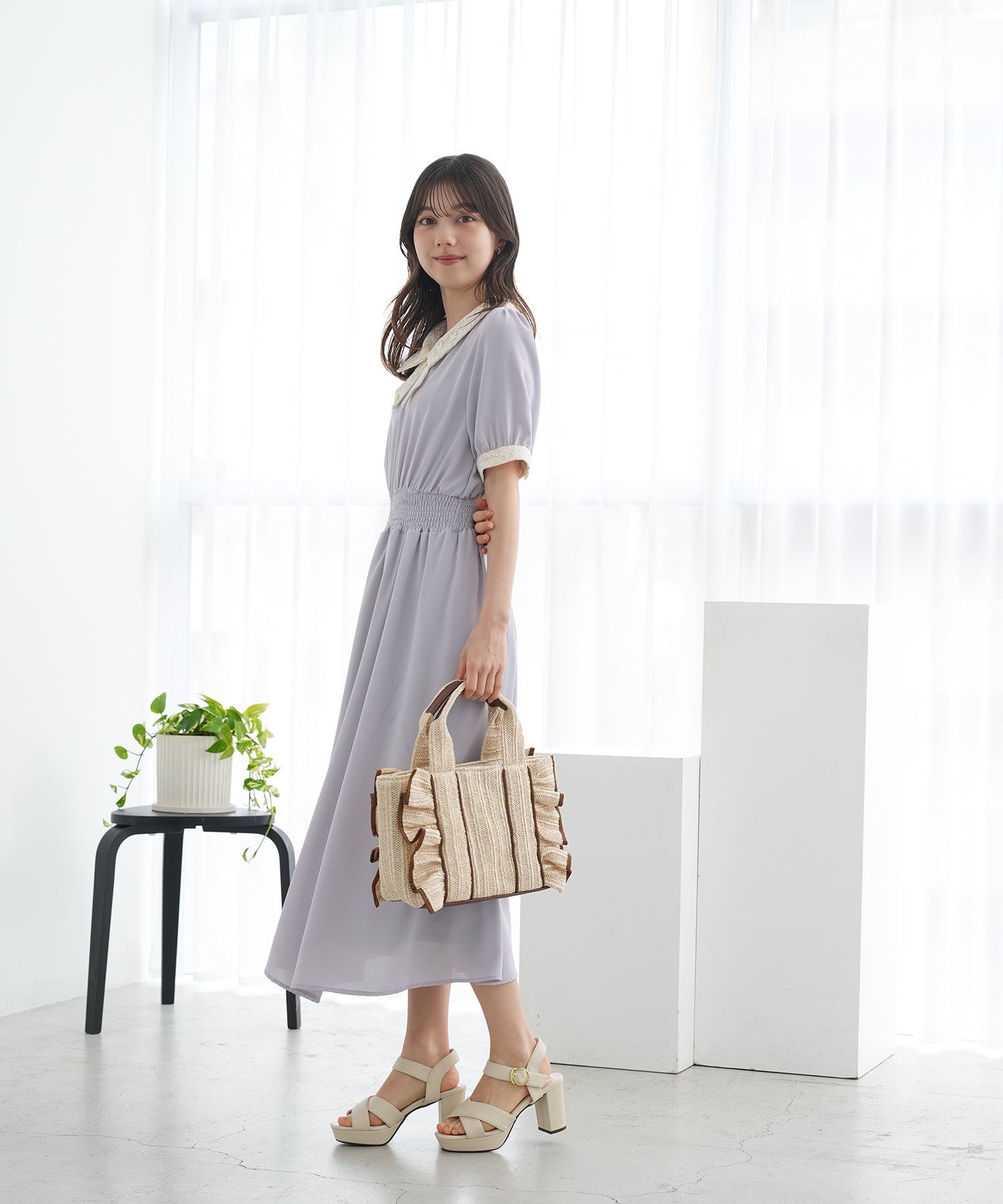 ラベンダー model:158cm 着用サイズ:M