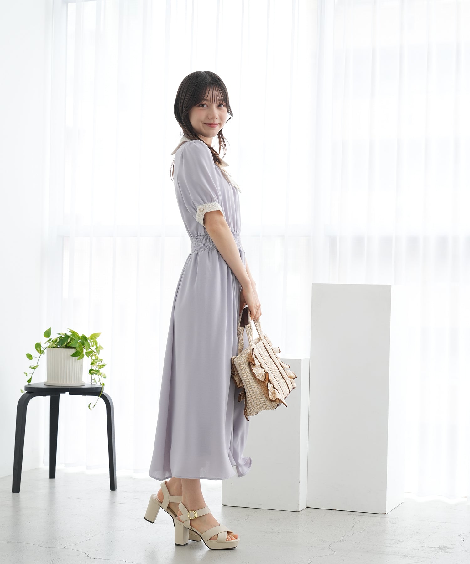 ラベンダー model:158cm 着用サイズ:M