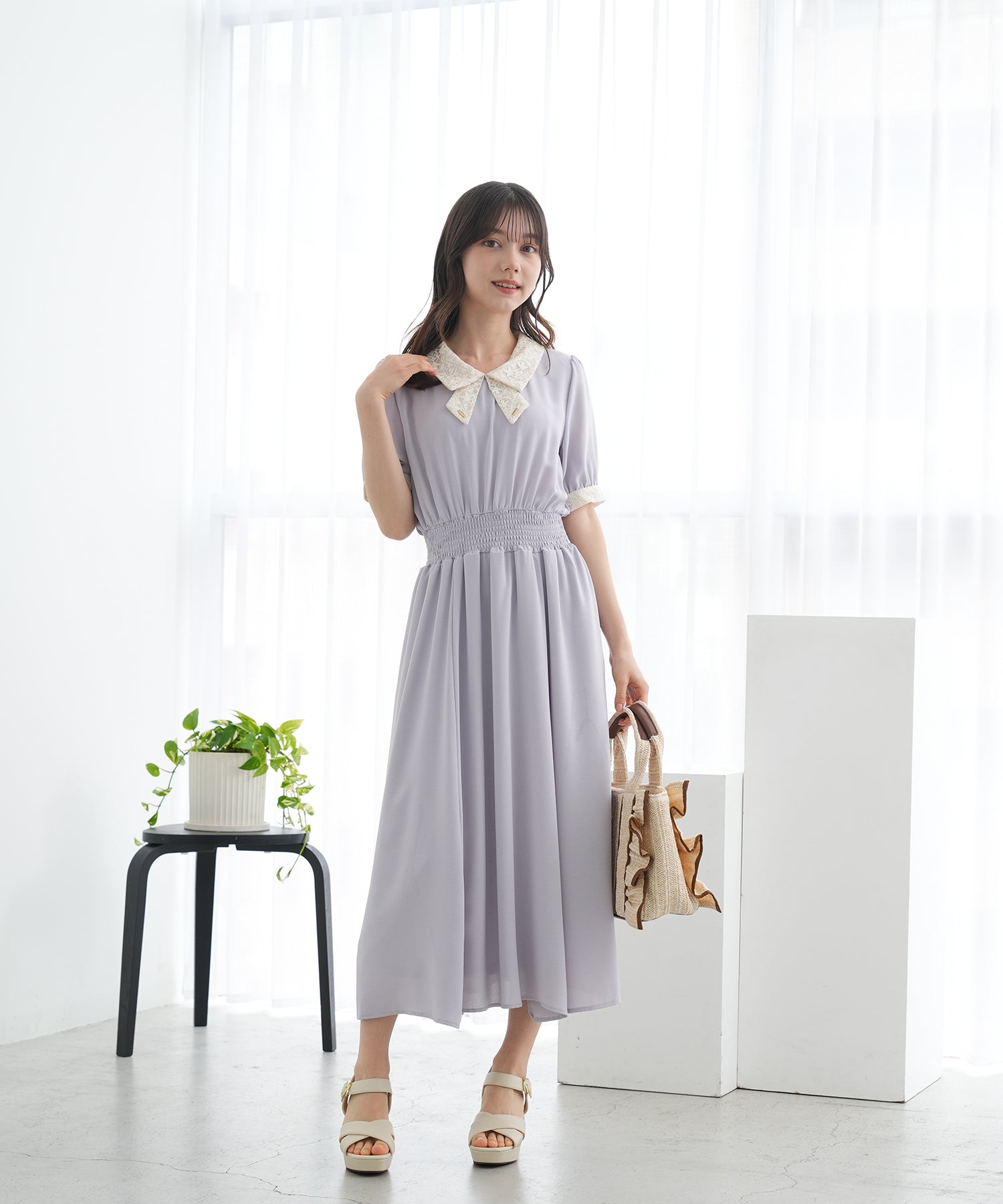 ラベンダー model:158cm 着用サイズ:M