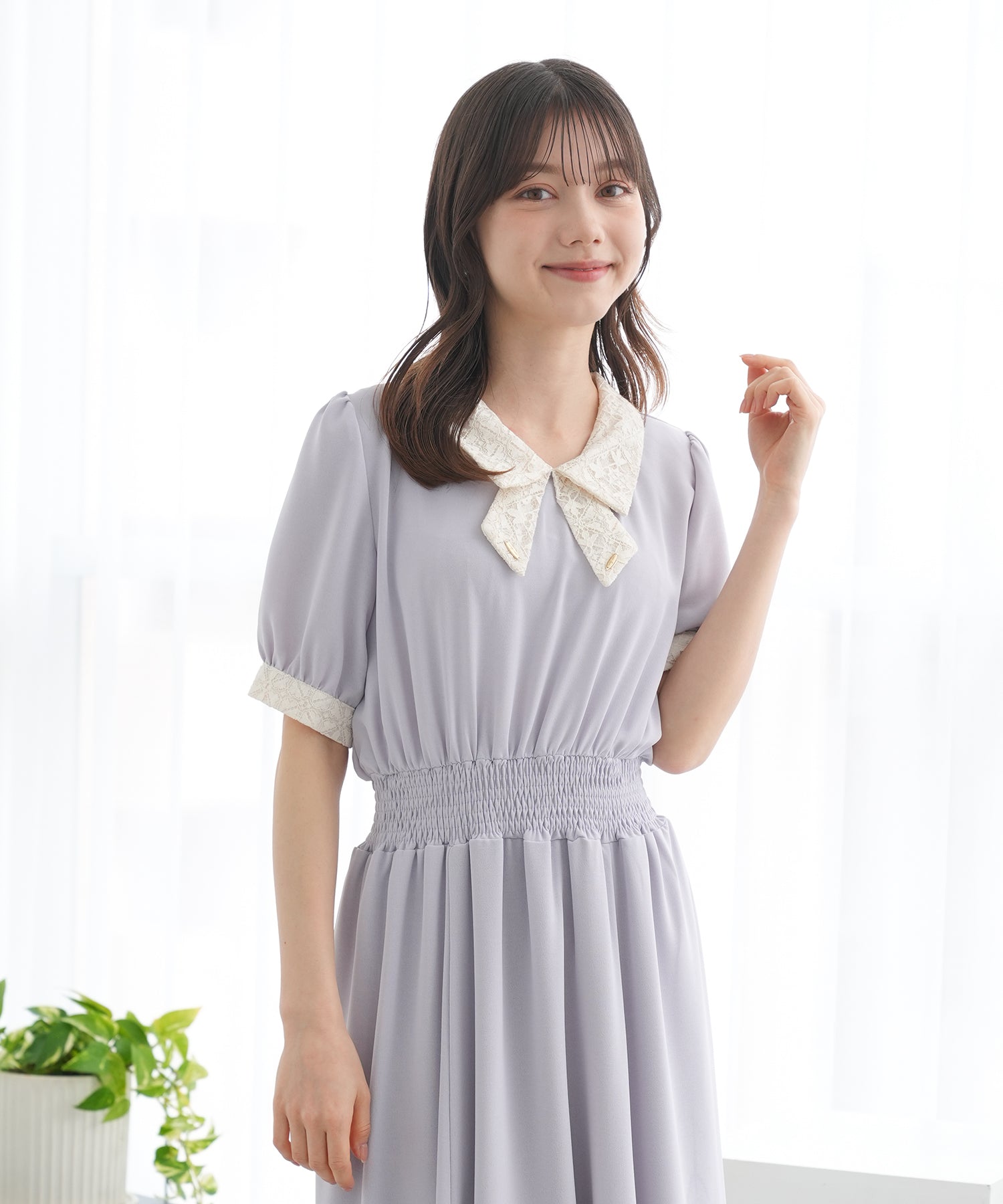 ラベンダー model:158cm 着用サイズ:M