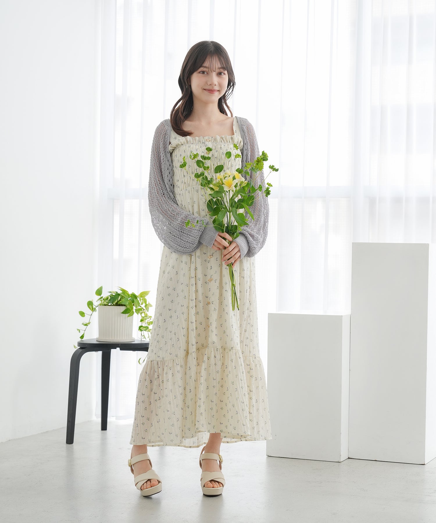 アイボリー model:158㎝ 着用サイズ:M