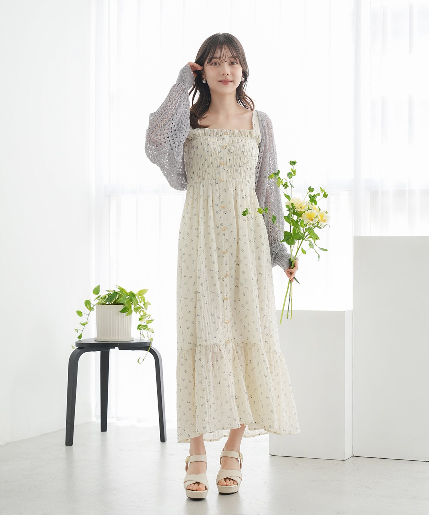 アイボリー model:158㎝ 着用サイズ:M