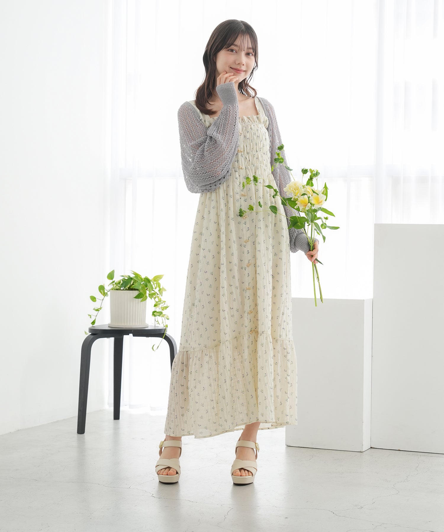 アイボリー model:158㎝ 着用サイズ:M