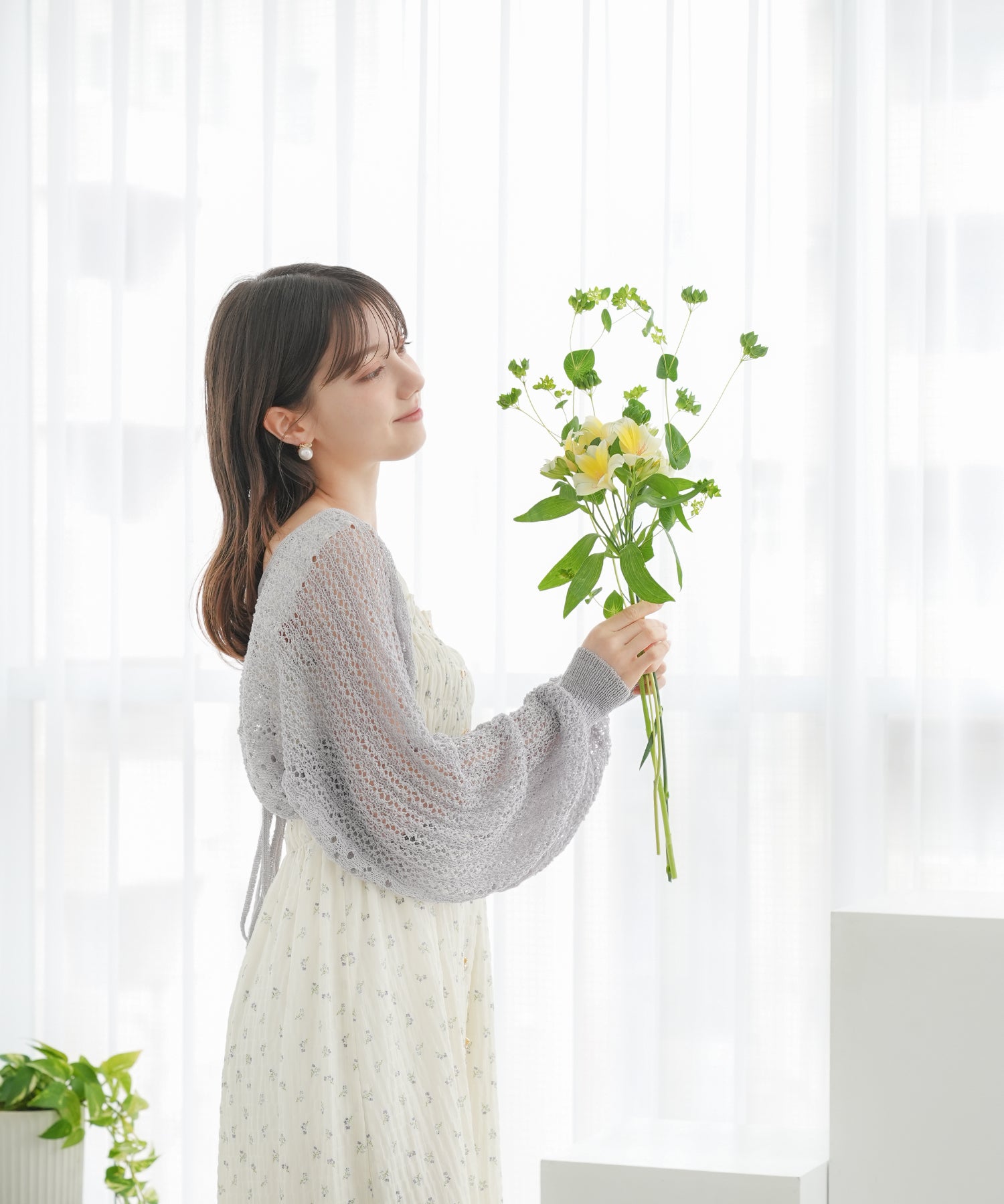 アイボリー model:158㎝ 着用サイズ:M