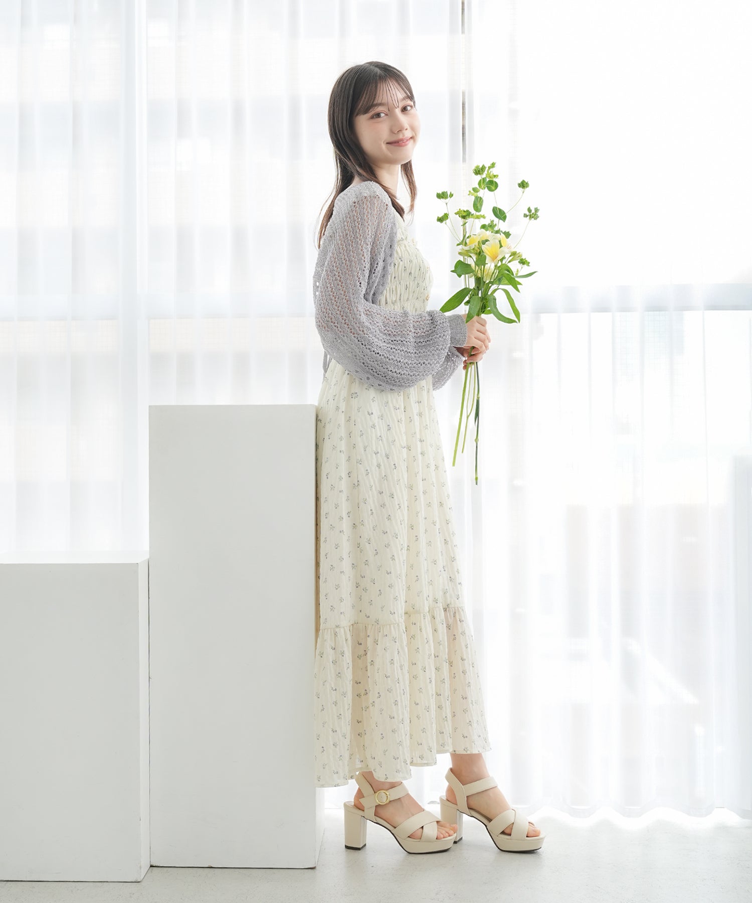 アイボリー model:158㎝ 着用サイズ:M