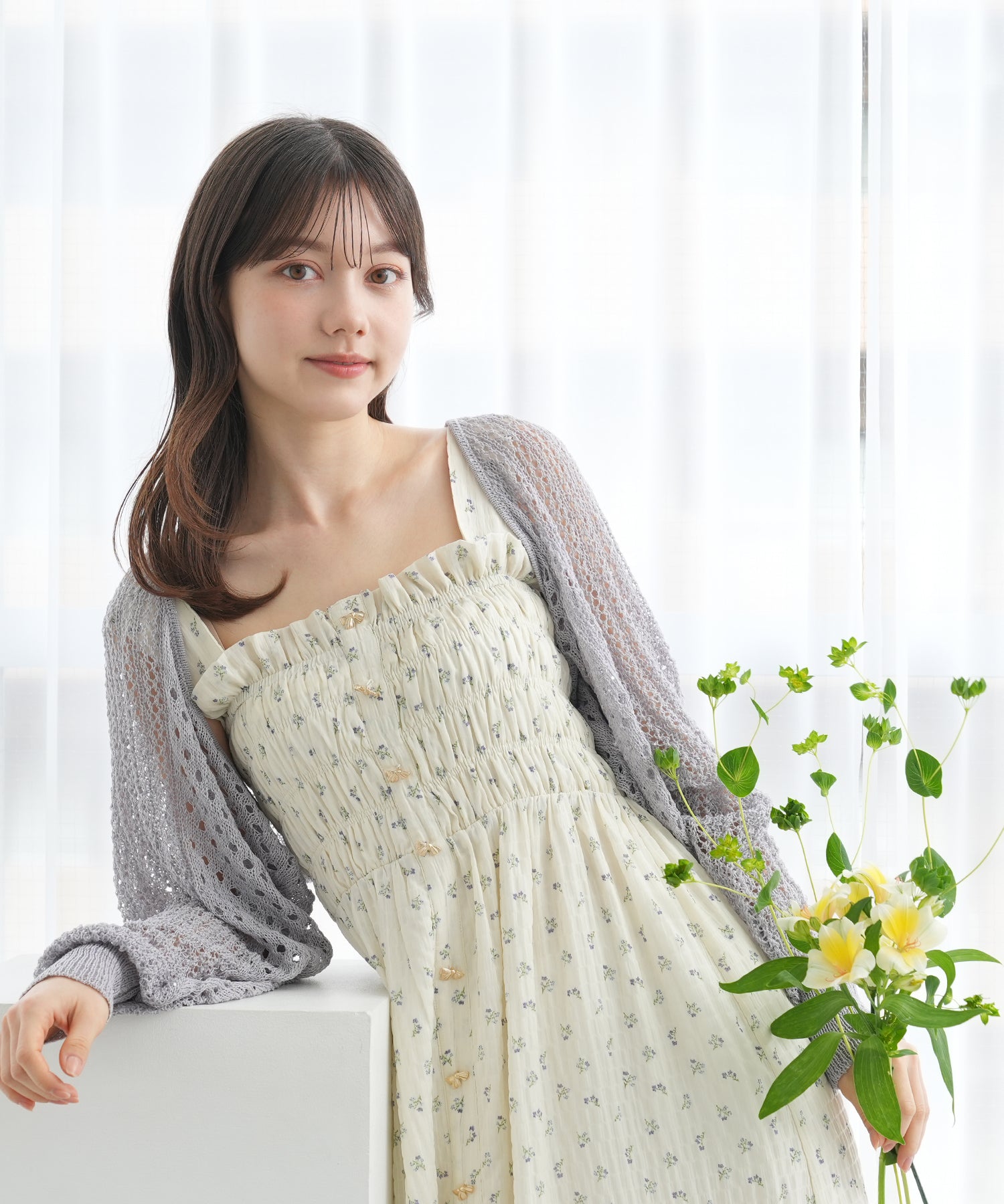 アイボリー model:158㎝ 着用サイズ:M
