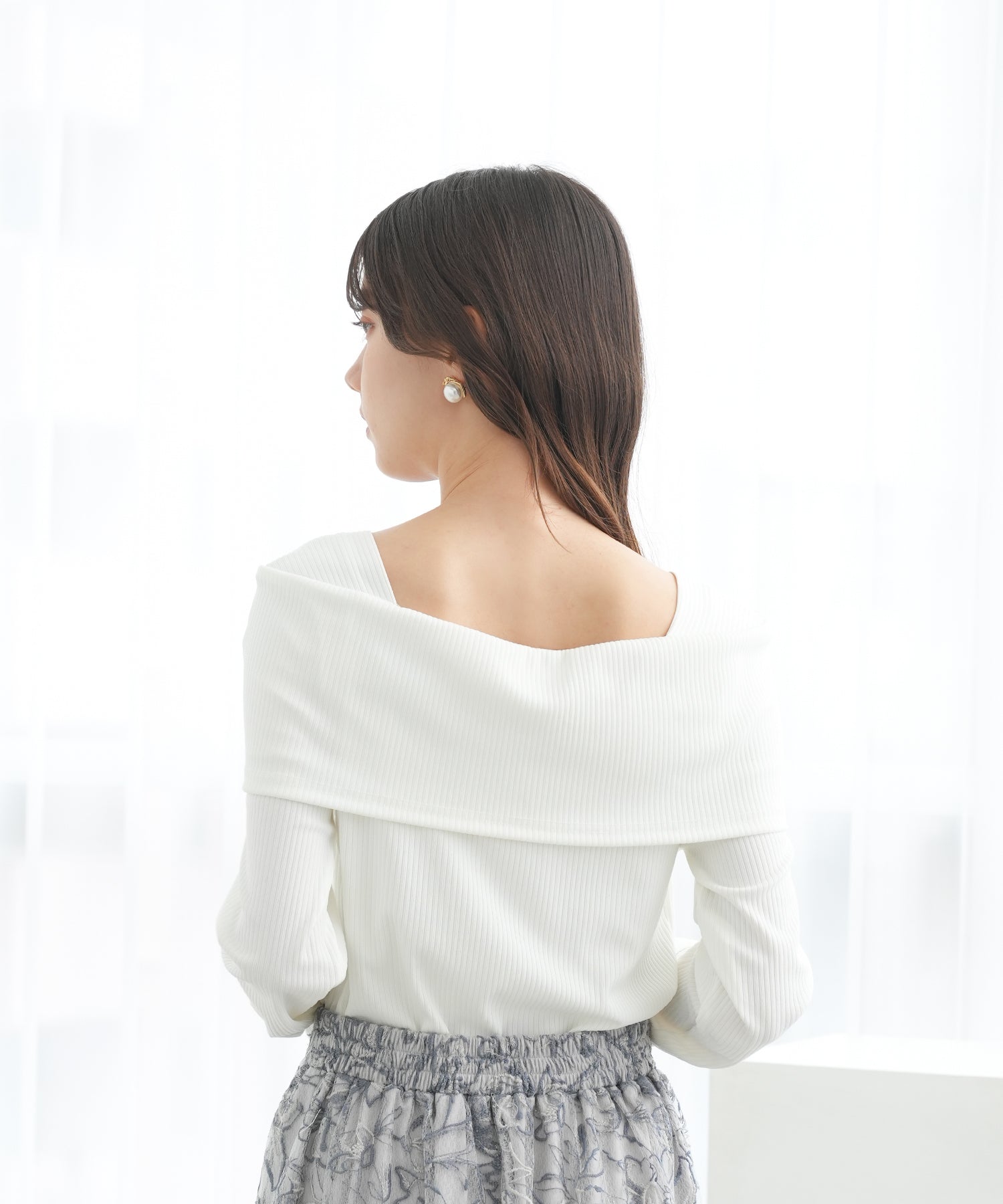 ホワイト model:158 着用サイズ:M