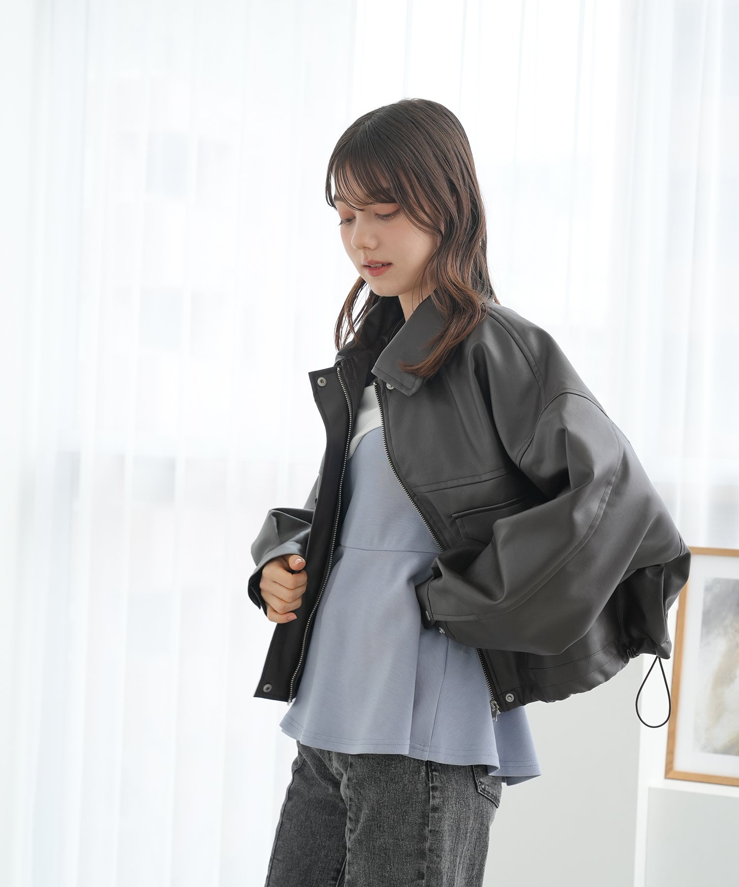 ブラック model:158cm 着用サイズ:M