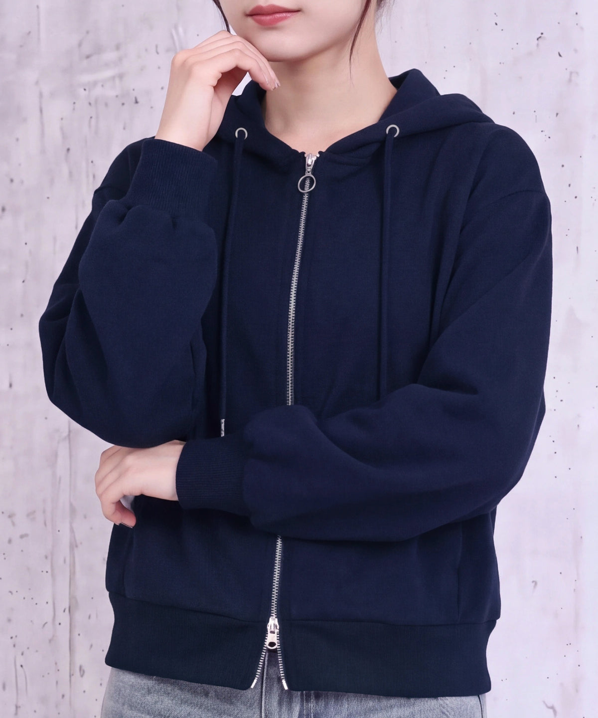 ネイビー(AI画像) model:160cm 着用サイズ: M