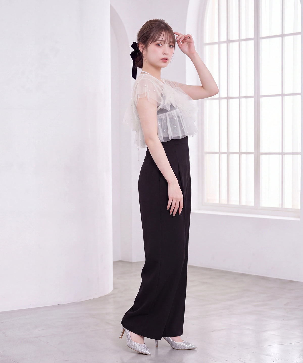 ホワイト(AI画像) model:160cm 着用サイズ:M