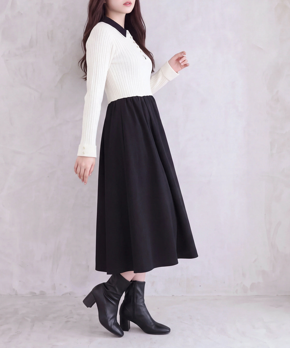 アイボリー(AI画像) model:♡160cm 着用サイズM