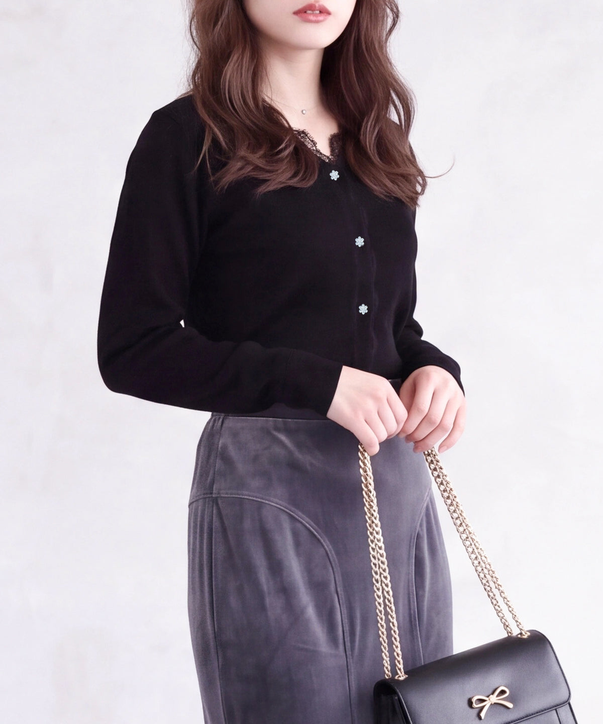 ブラック model:160cm 着用サイズ:M (AI画像)
