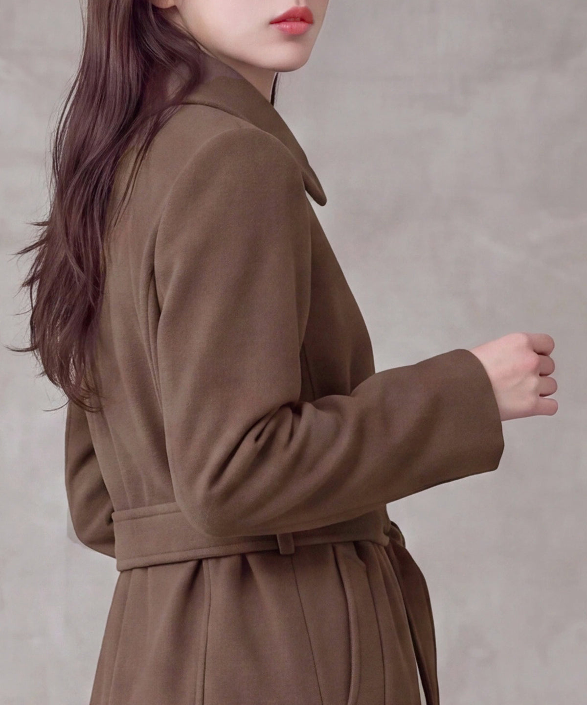 ブラウン model:160 着用サイズ:M (AI画像)