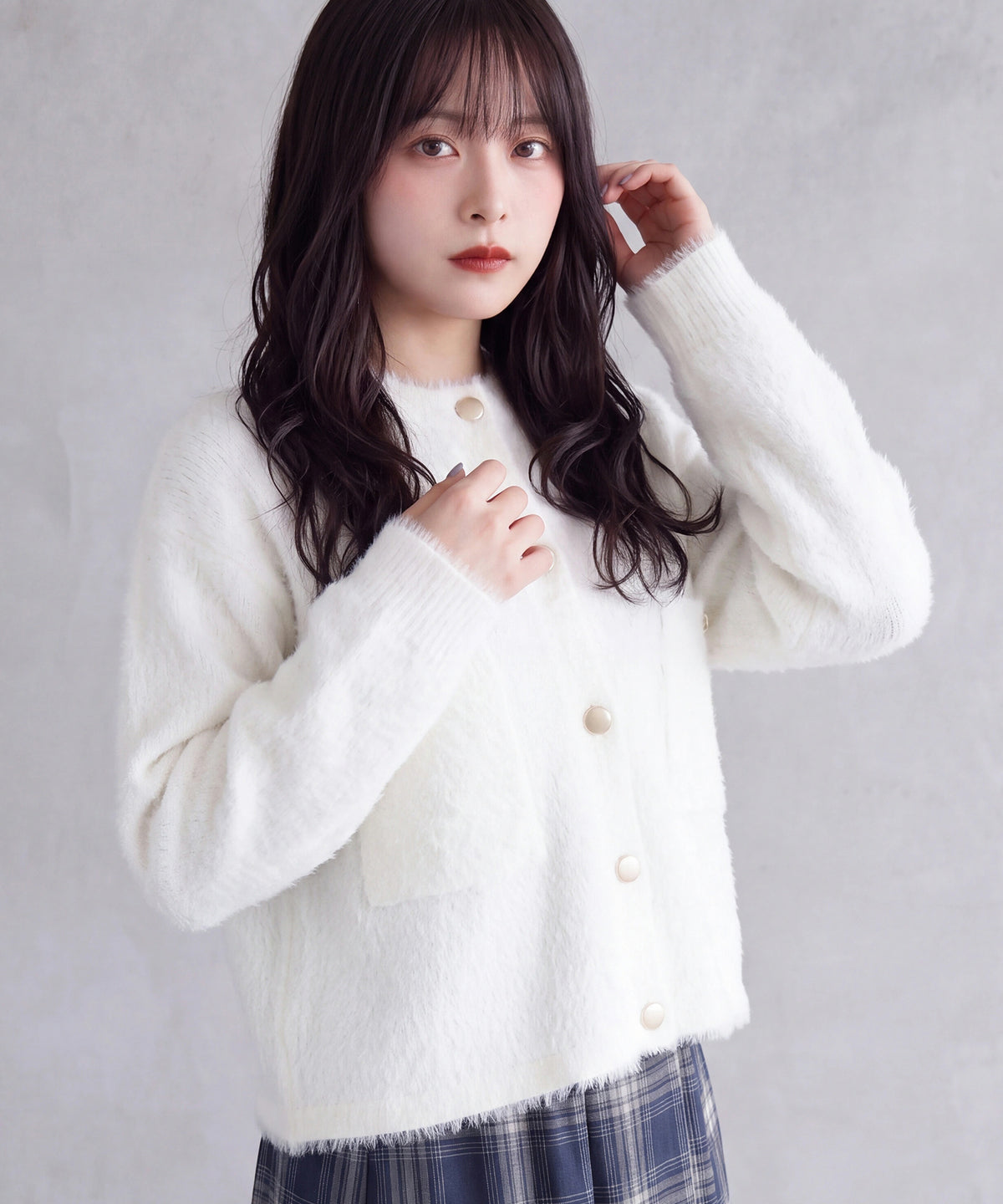 アイボリー(AI画像) model:160㎝ 着用サイズ:M
