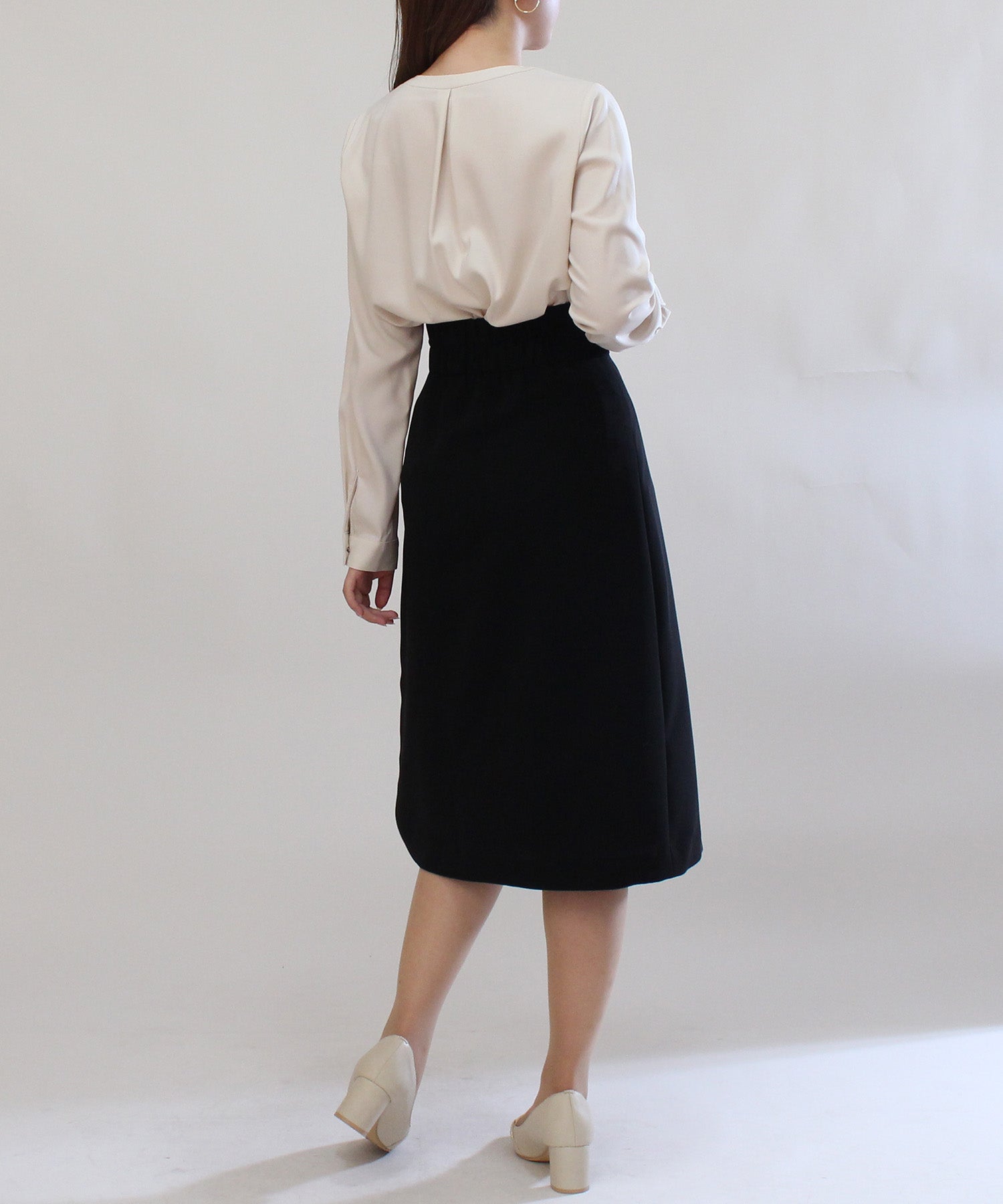 ベージュ model:156cm 着用サイズ:M