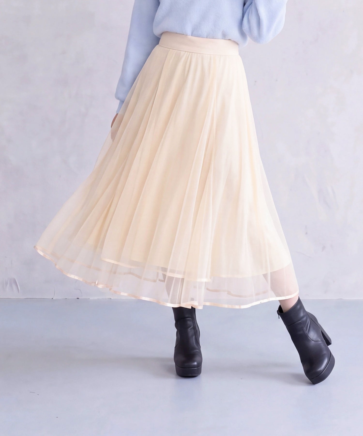 アイボリー(AI画像)model:160cm 着用サイズ:M