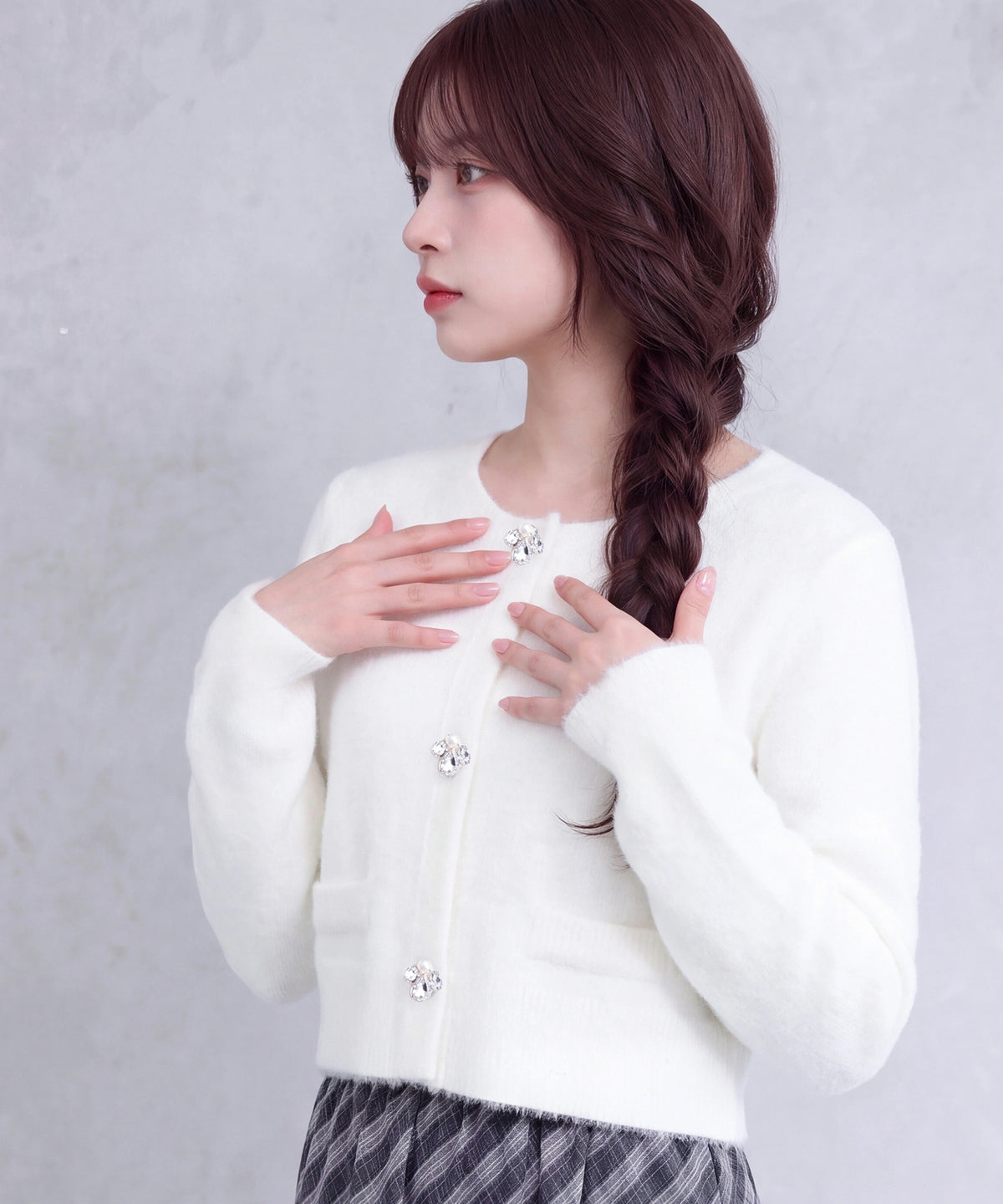 ホワイト(AI画像) model:160cm 着用サイズ:M