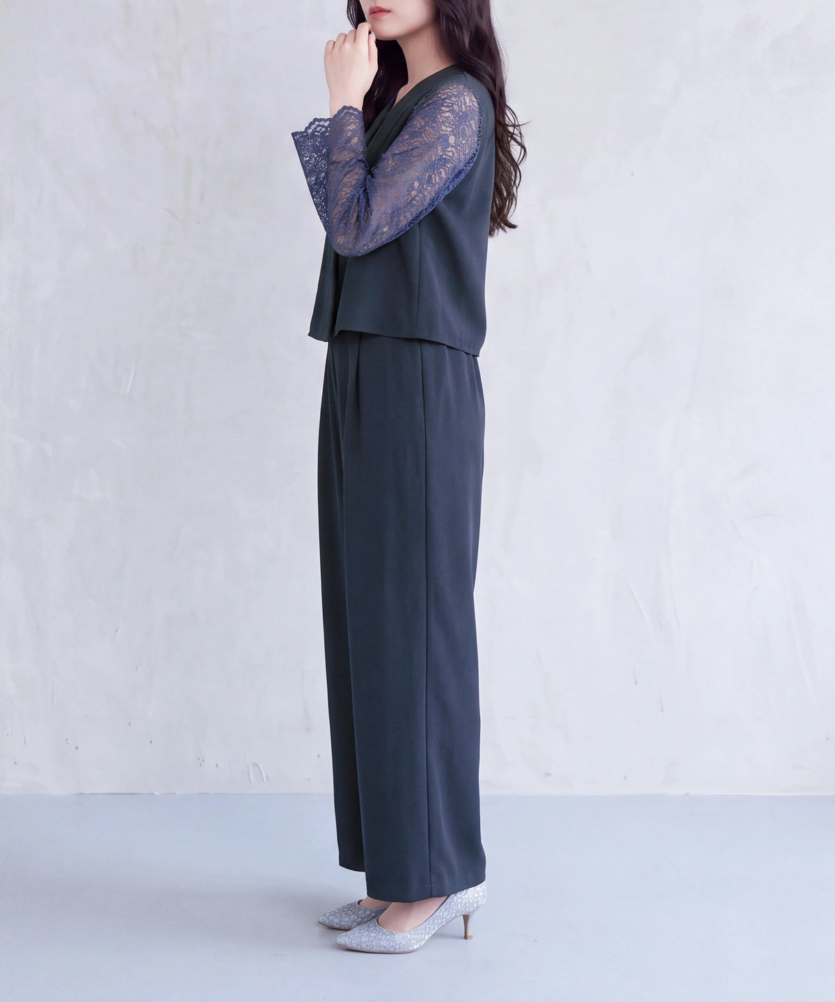 ネイビー(AI画像) model:160cm 着用サイズ:M
