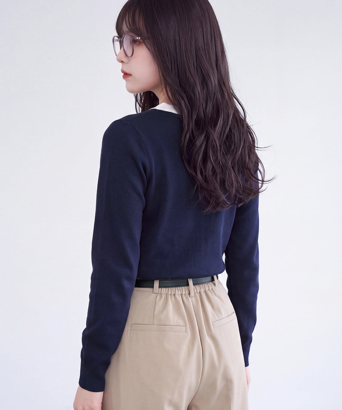 ネイビー(AI画像) model:160cm 着用サイズ:M