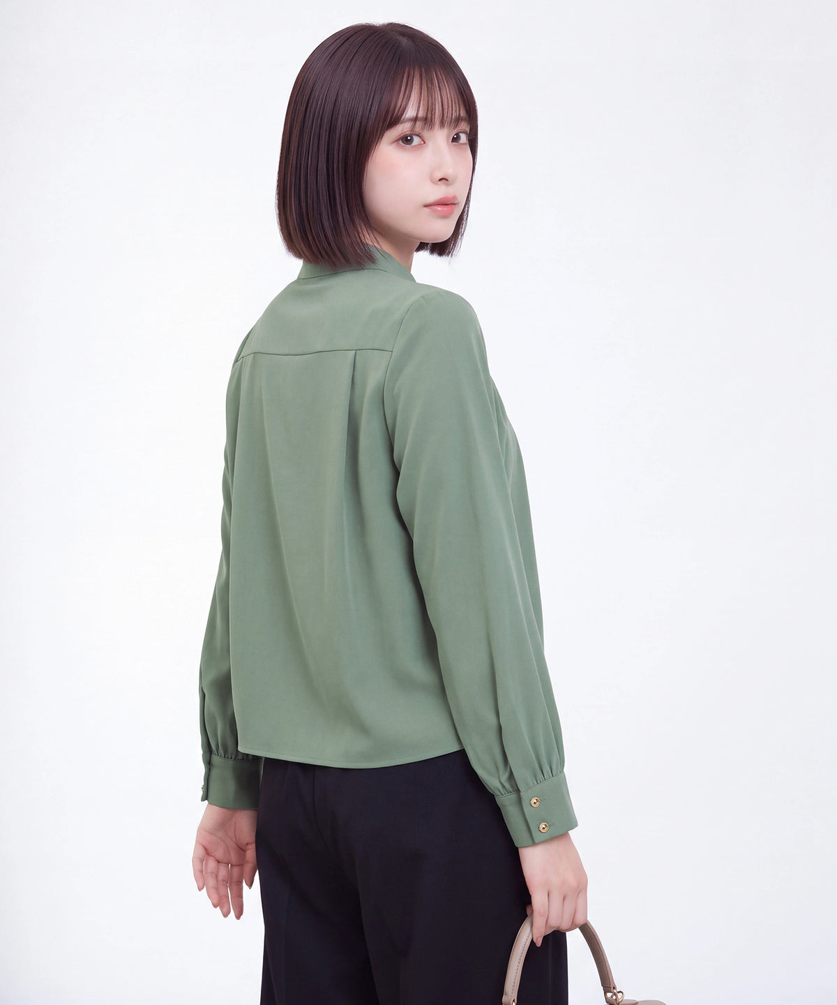 グリーン(AI画像) model:160cm 着用サイズ:M