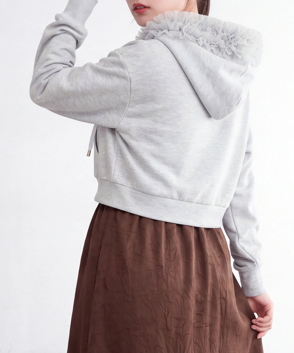ライトグレー(AI画像)model:160cm 着用サイズ:M