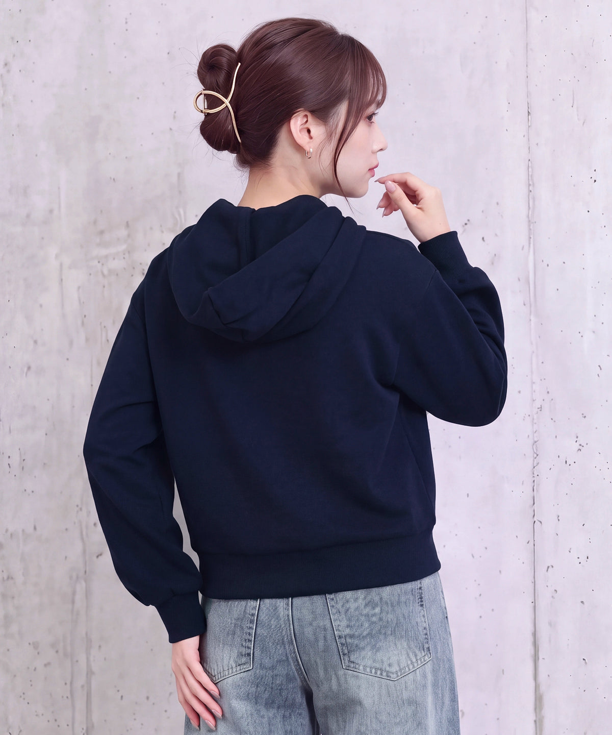 ネイビー(AI画像) model:160cm 着用サイズ: M
