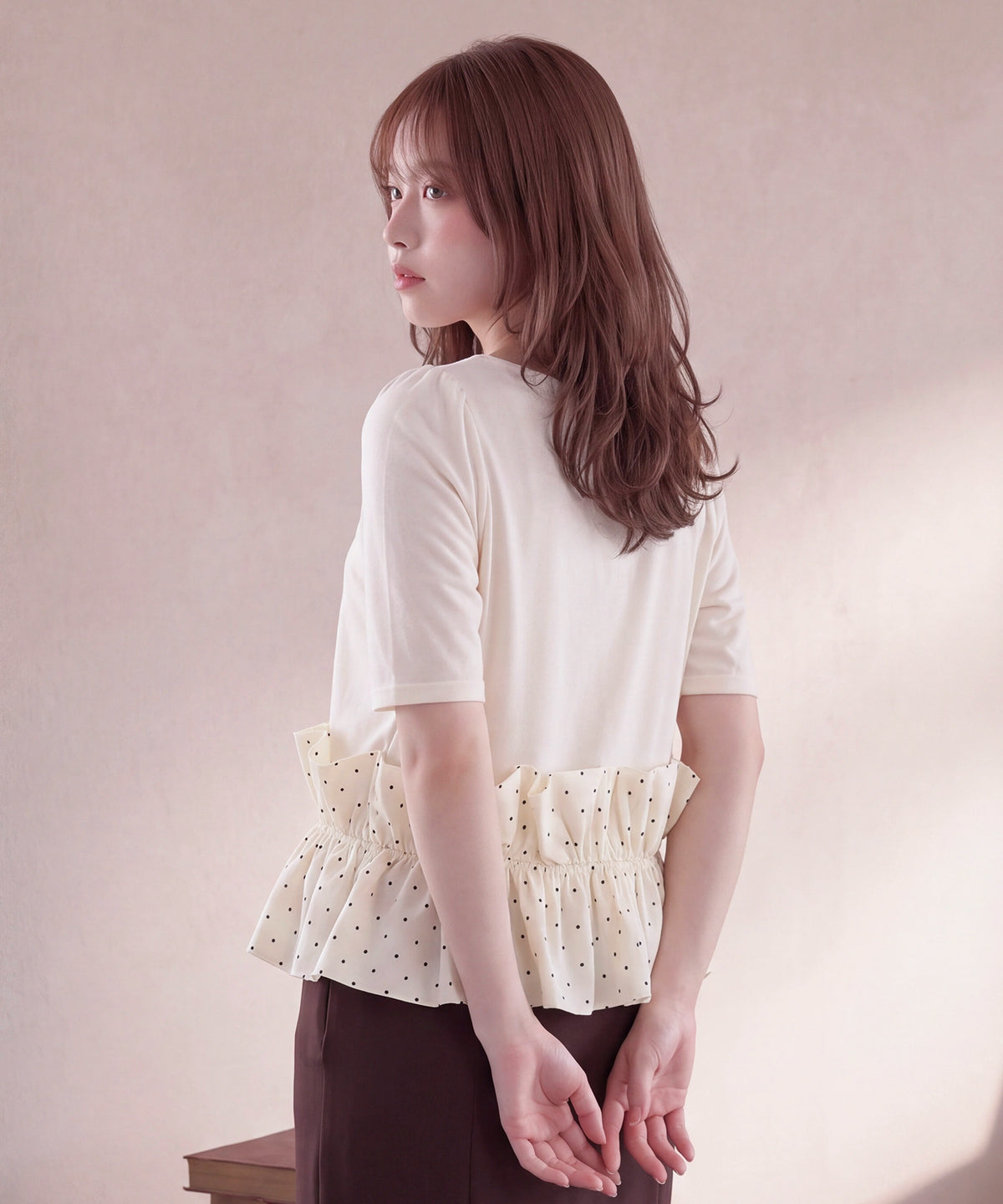 アイボリー (AI画像) model:160cm 着用サイズ:M
