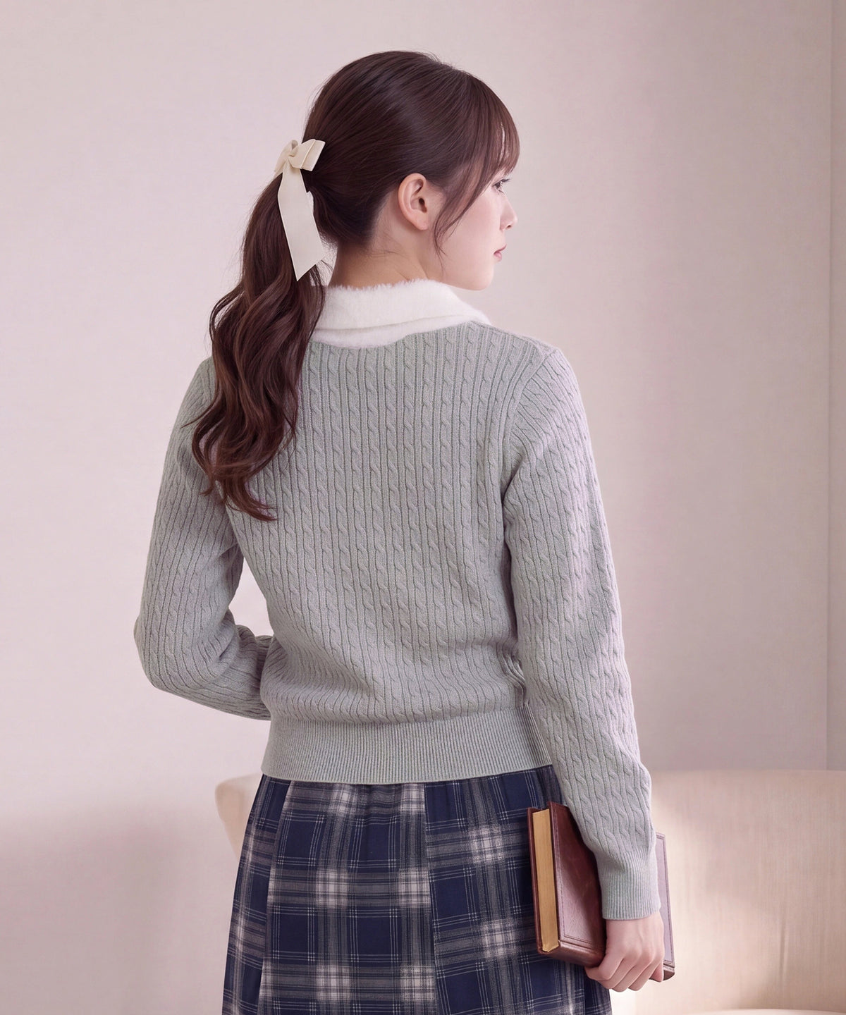 ライトグレー(AI画像) model:160cm 着用サイズ:M