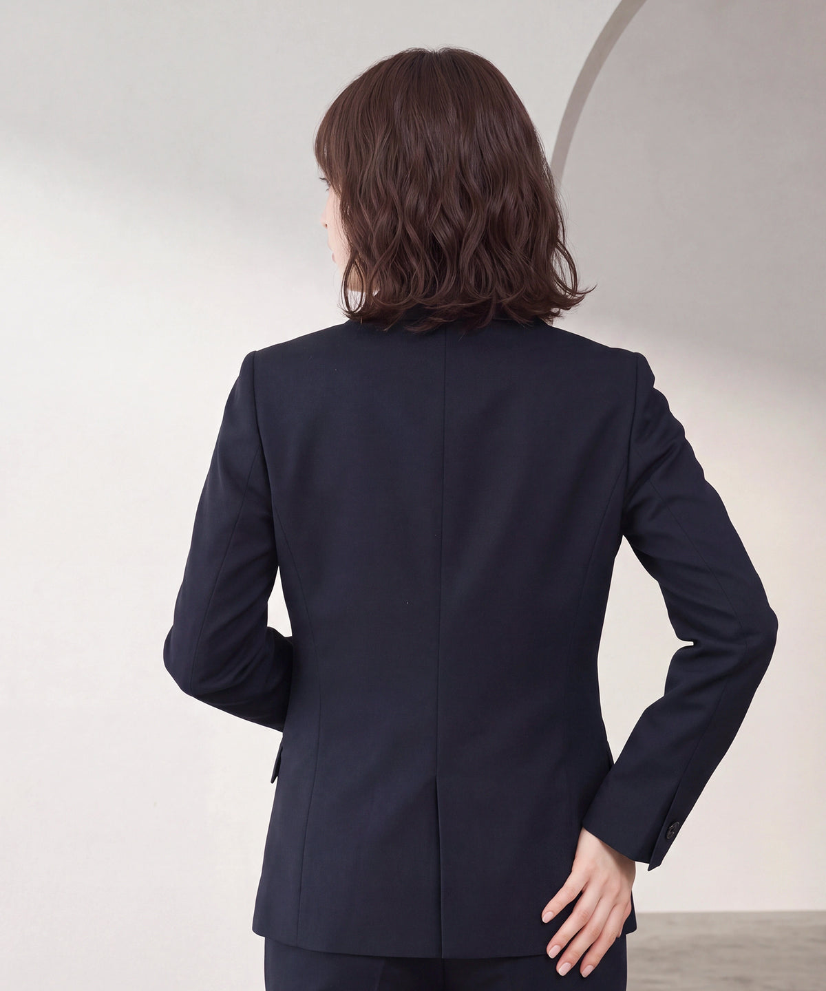ネイビー(AI画像) model:160cm 着用サイズ:M