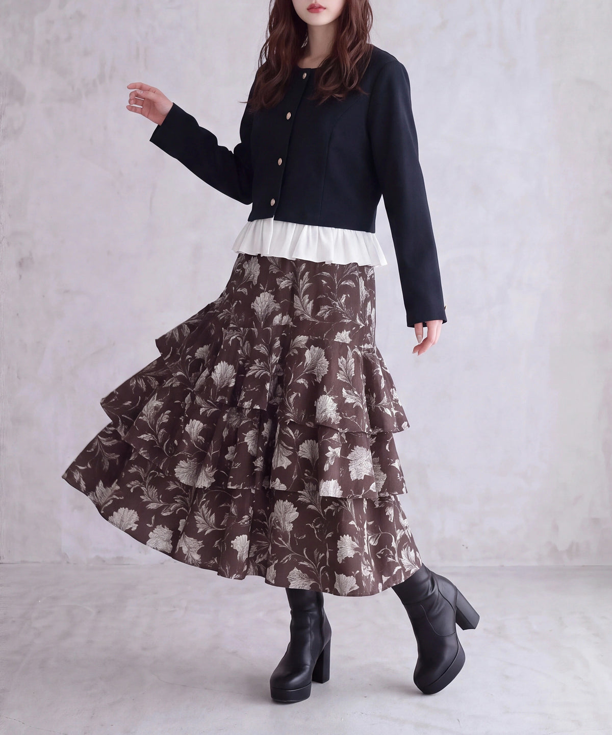 ネイビー(AI画像) model:160cm 着用サイズ:M
