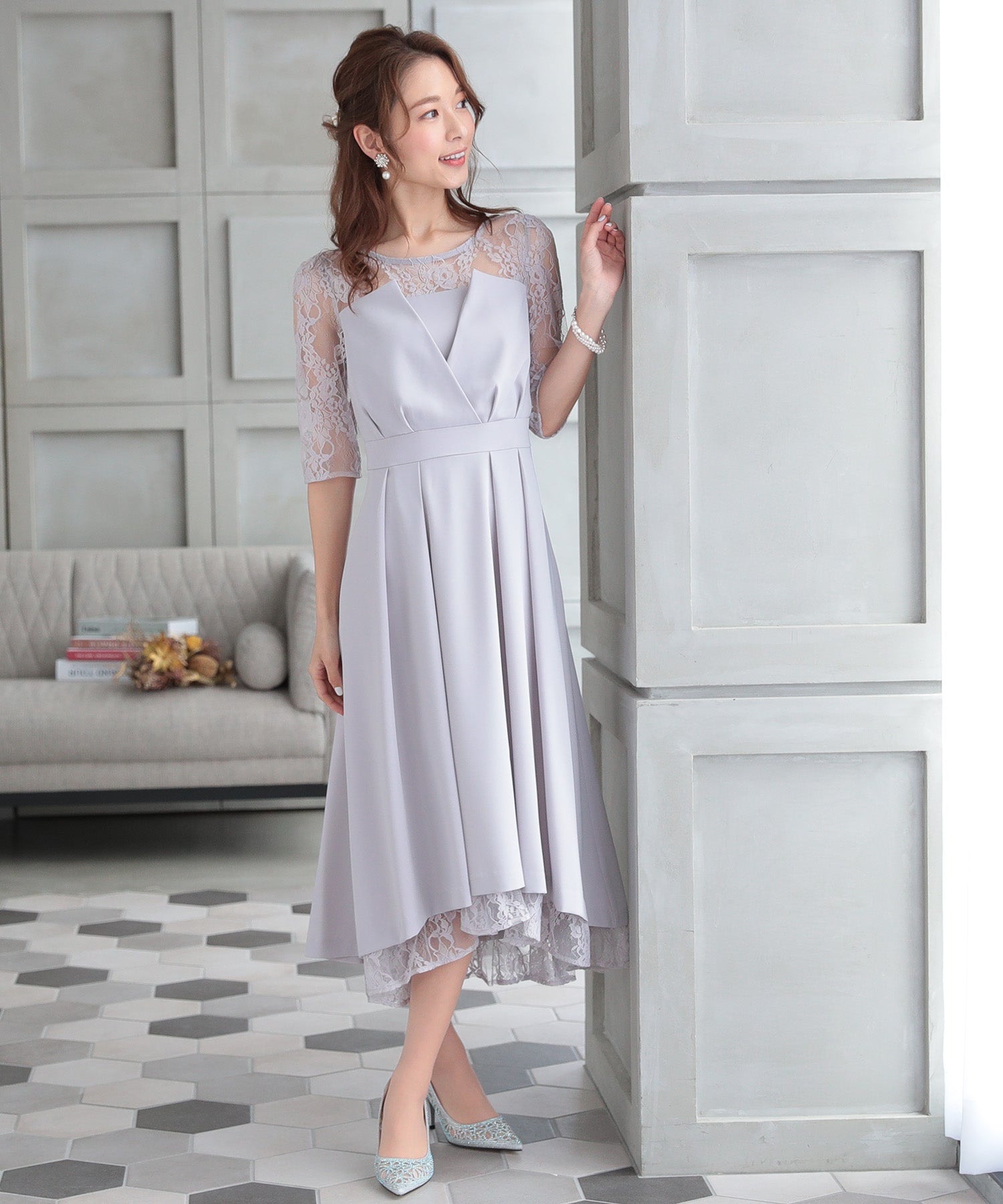 ラベンダー model:163cm 着用サイズ:M