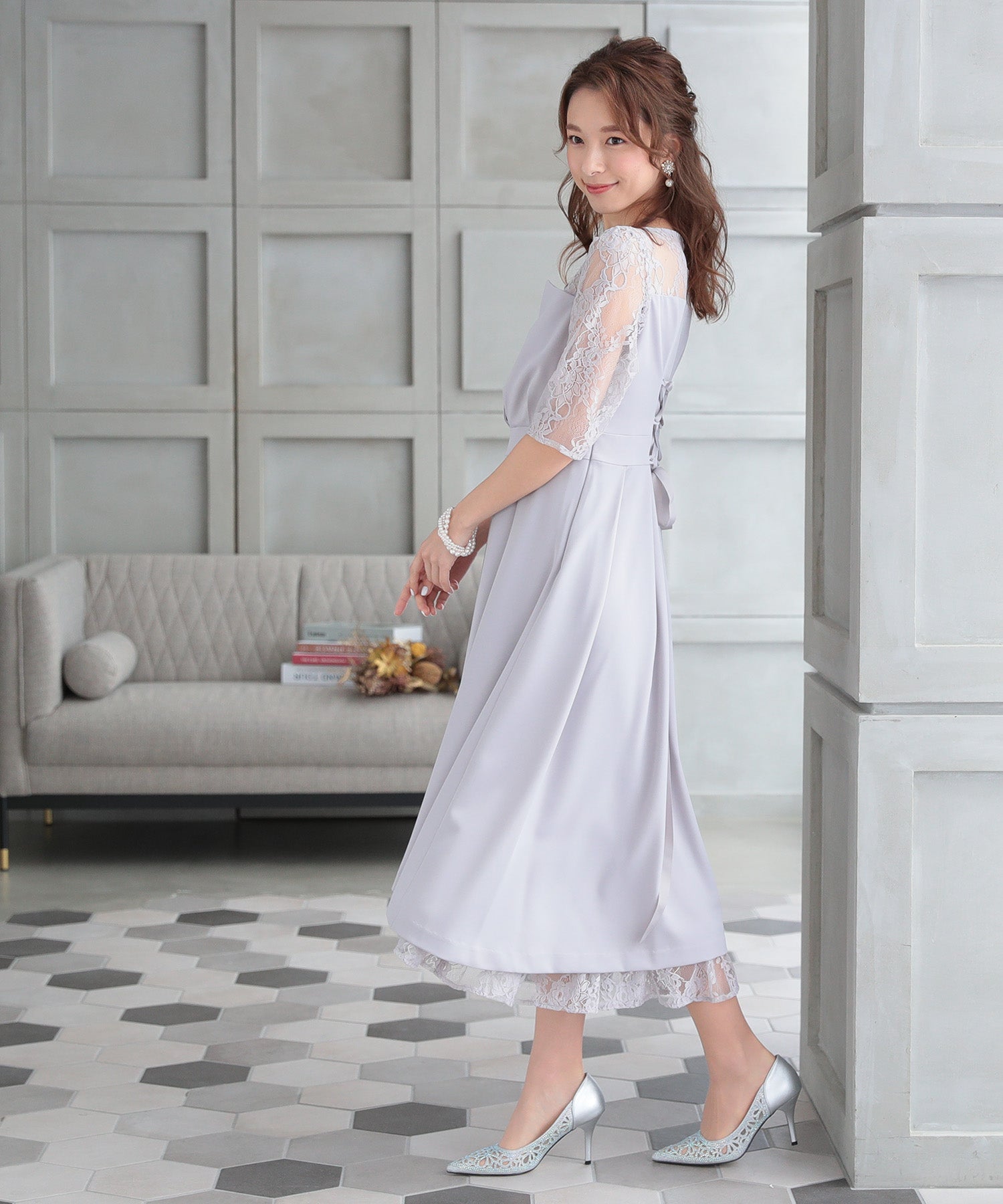 ラベンダー model:163cm 着用サイズ:M