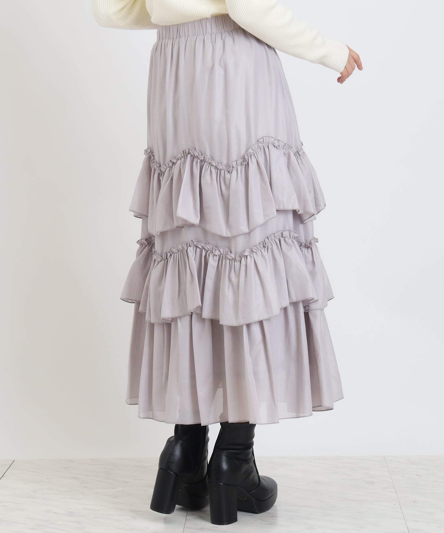 ピンクベージュ model:156 着用サイズ:M