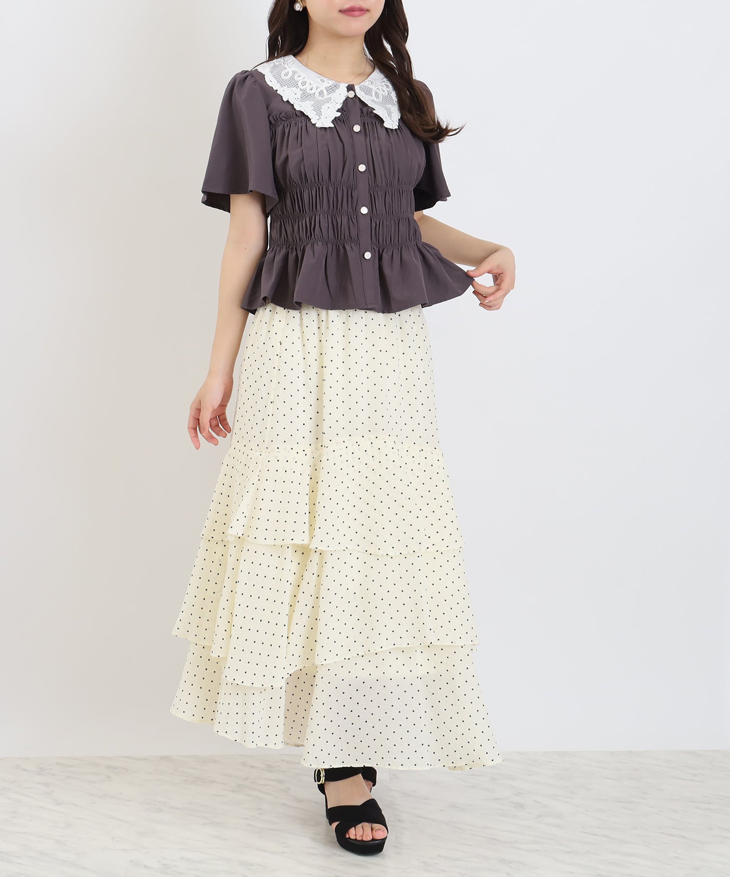 ブラウン model:156cm 着用サイズ:M