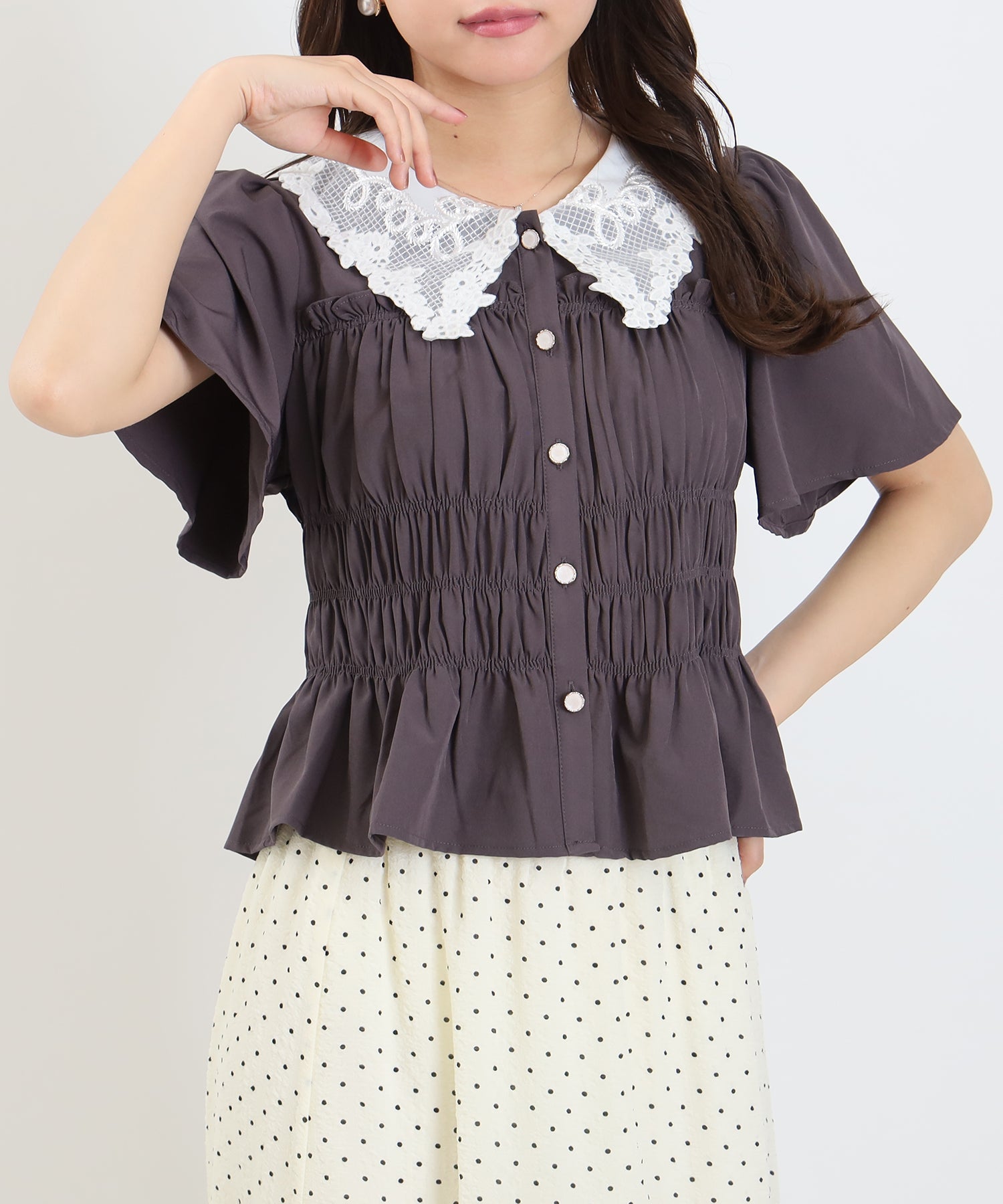 ブラウン model:156cm 着用サイズ:M