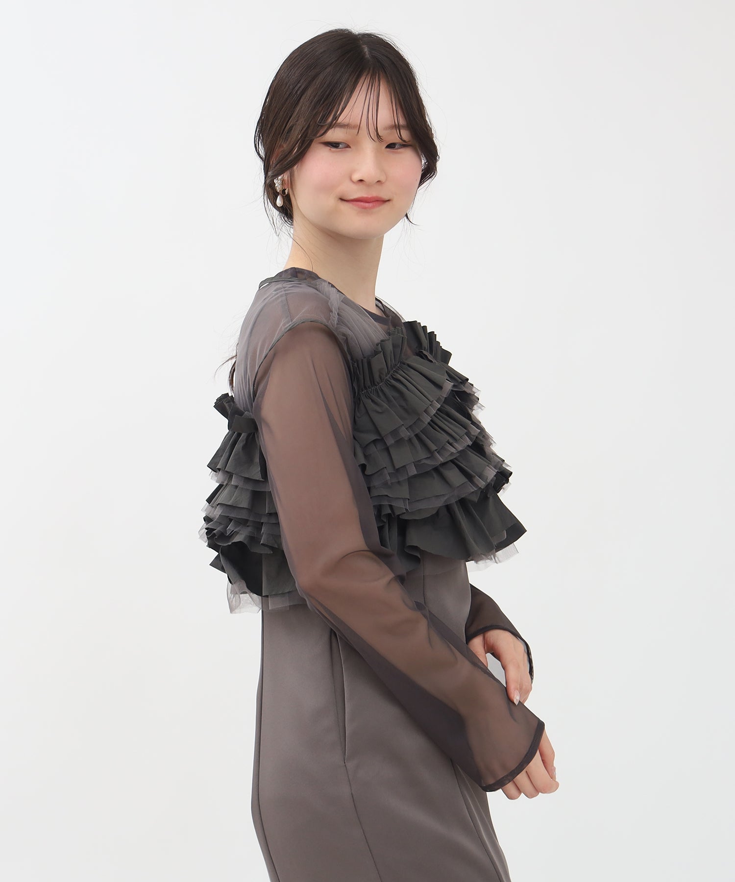 チャコール model:160 着用サイズ:M