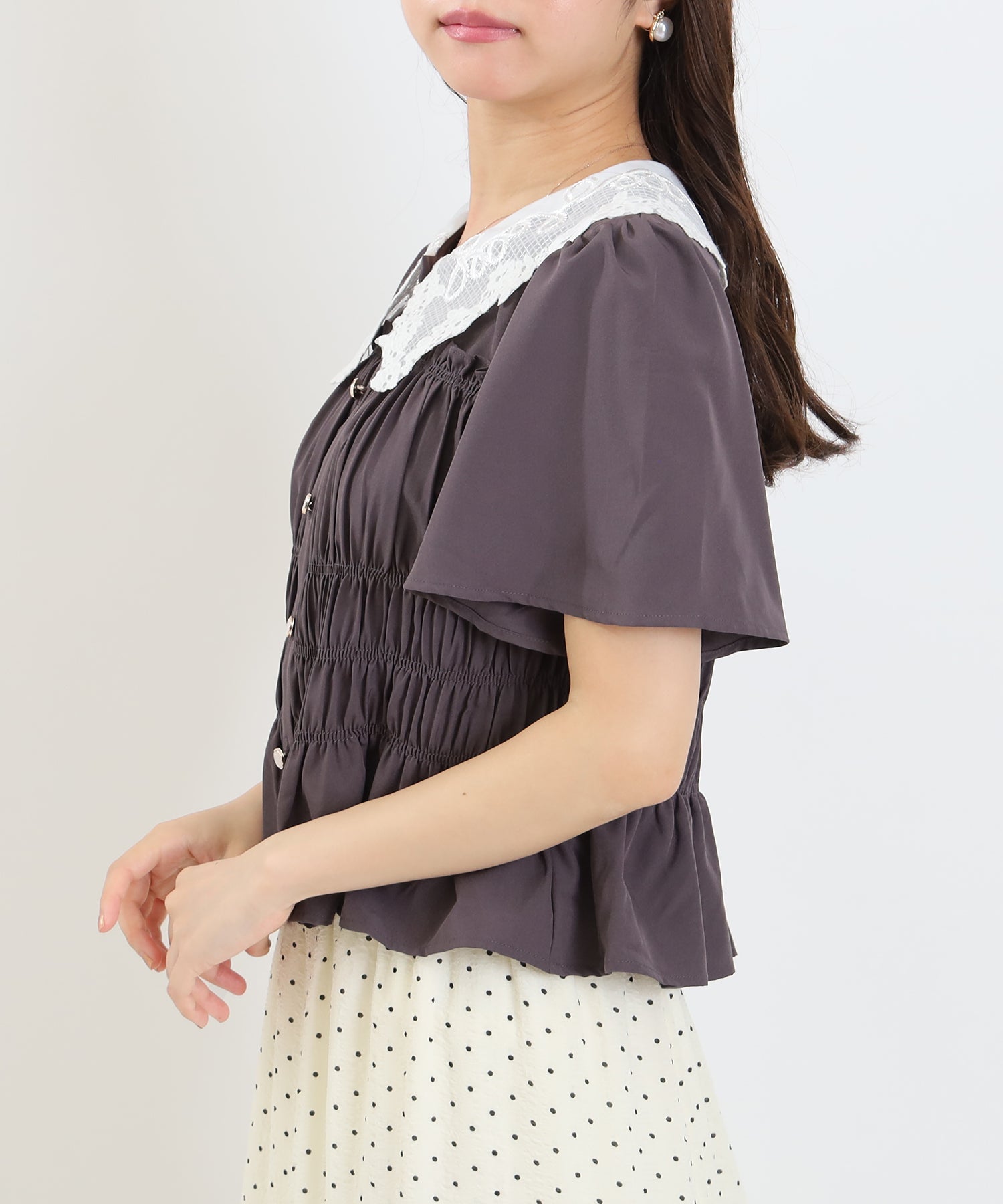 ブラウン model:156cm 着用サイズ:M