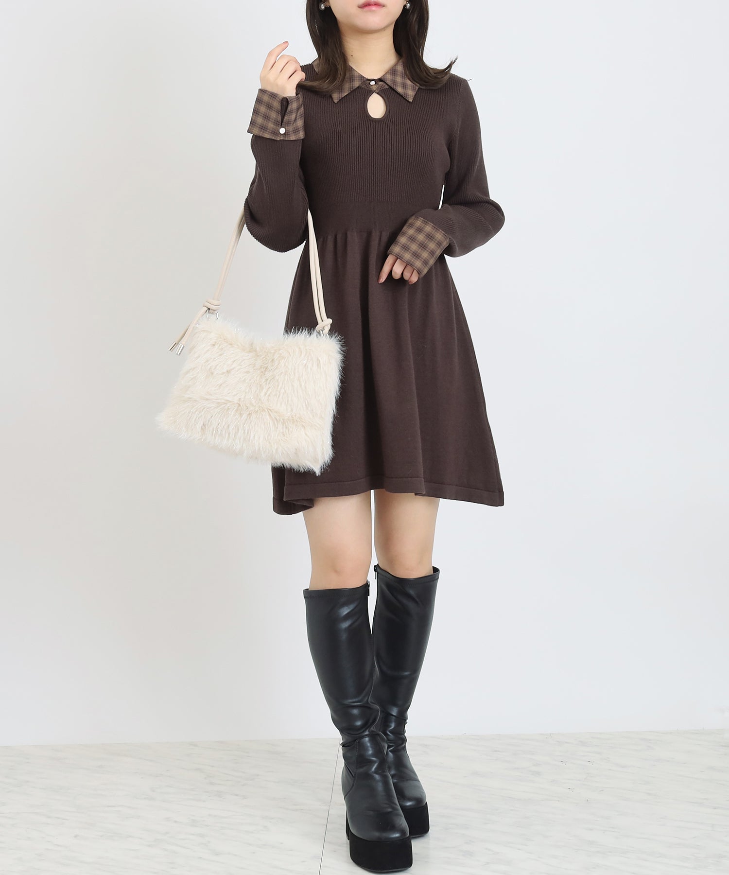 ブラウン model:156cm 着用サイズ:M