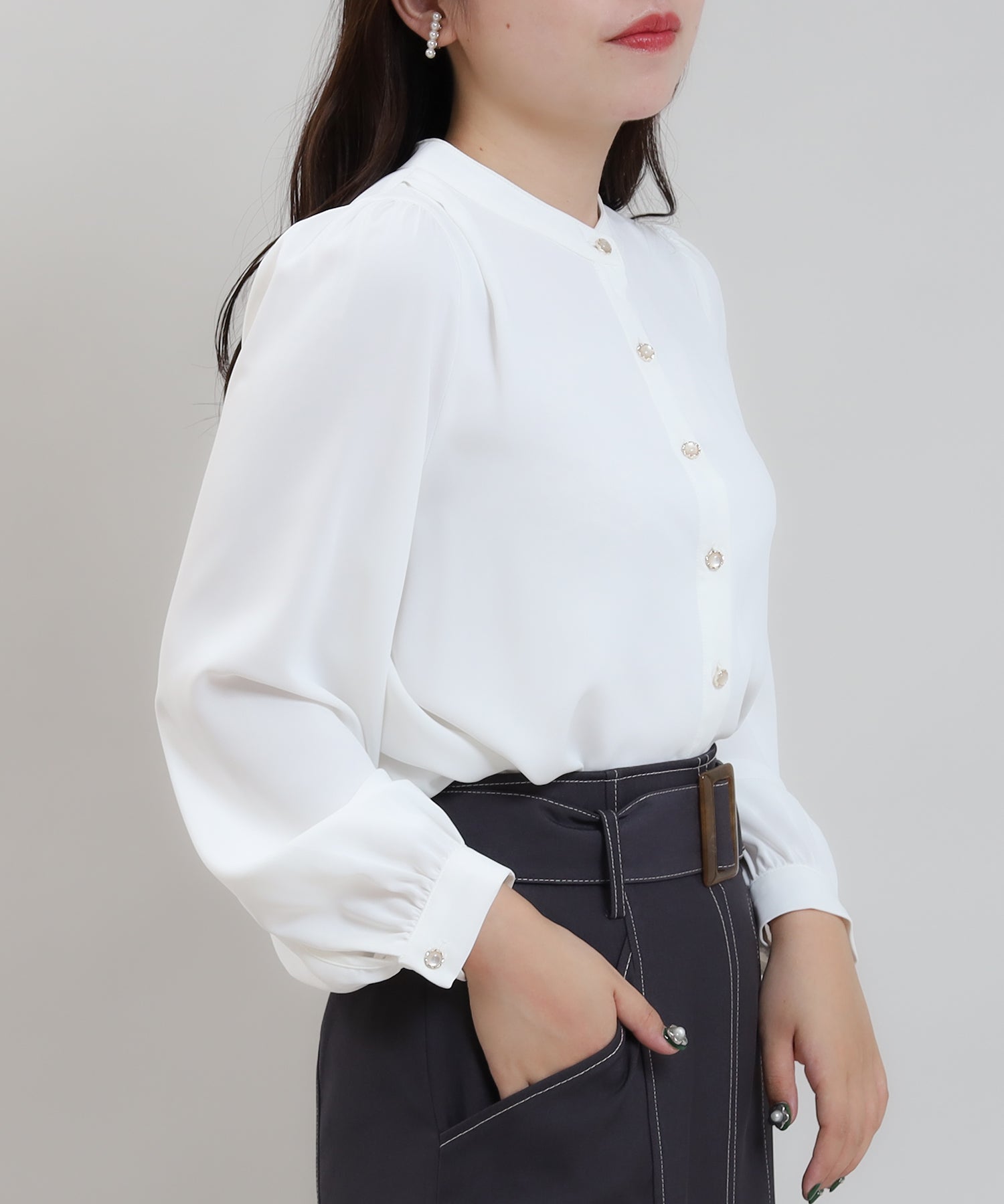 ホワイト model:156cm 着用サイズ:S