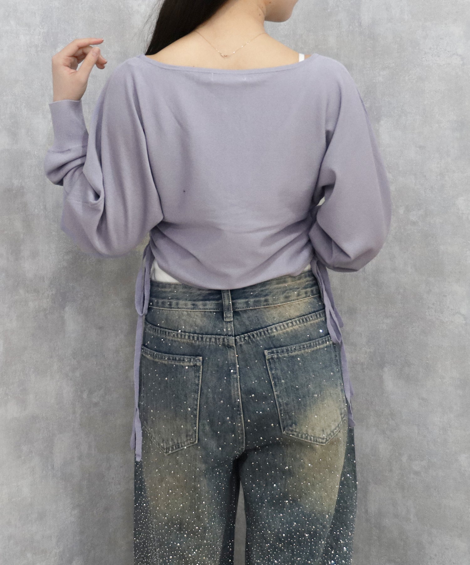 パープル model:156 着用サイズ:M