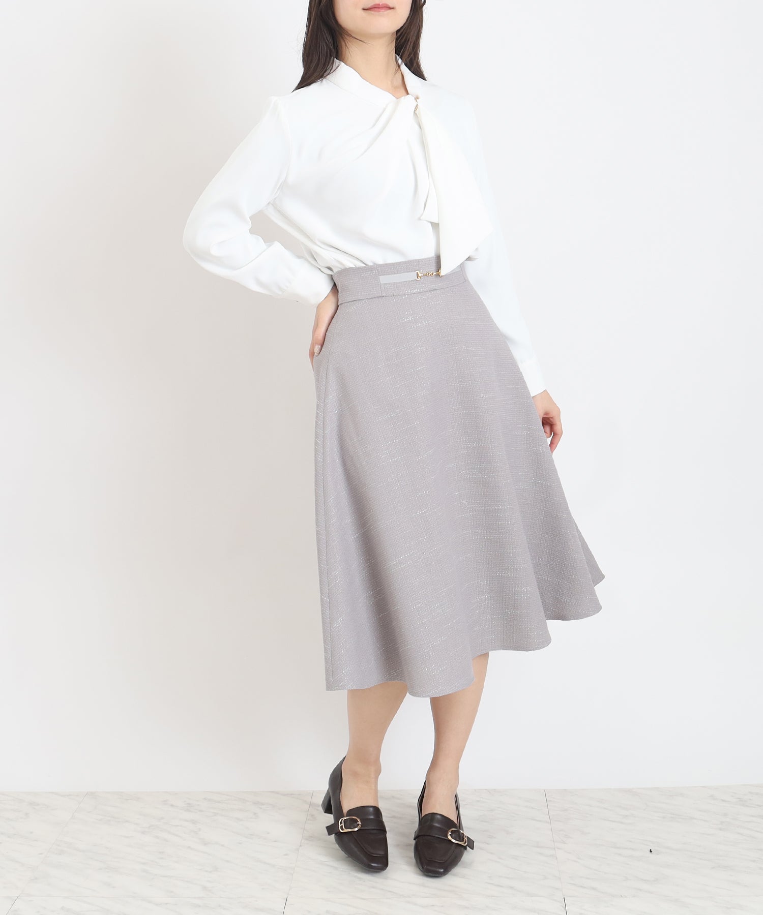 ホワイト model:160 着用サイズ:M