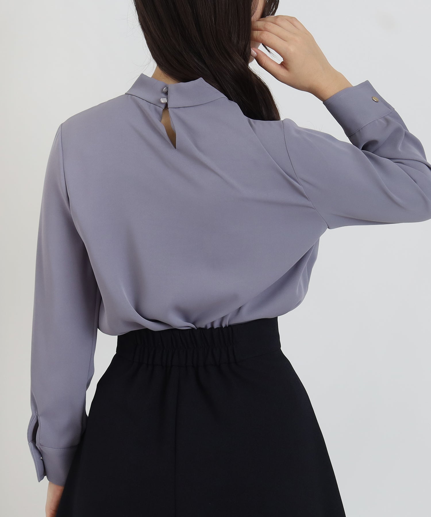 パープル model:160cm 着用サイズ:M