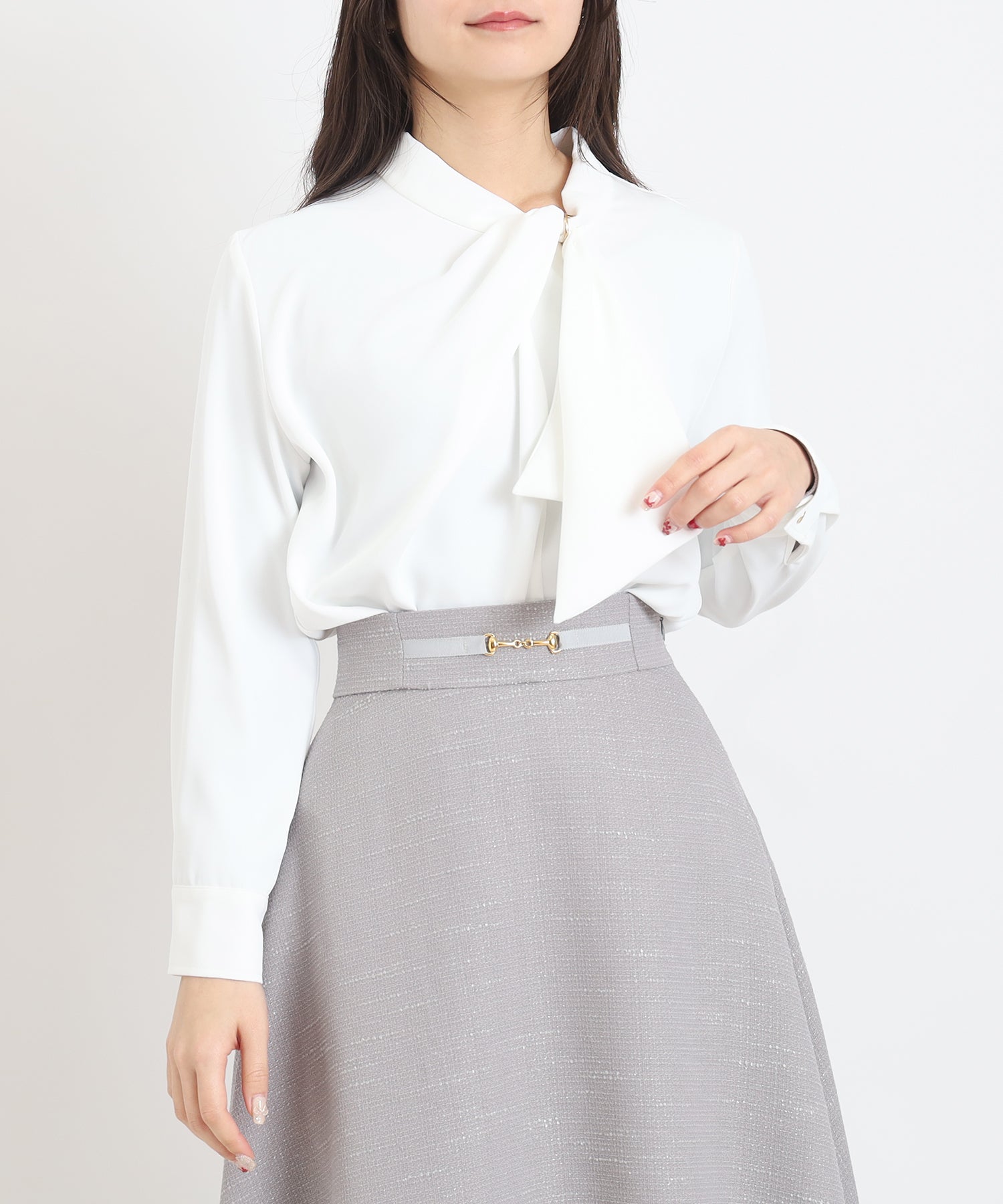 ホワイト model:160 着用サイズ:M