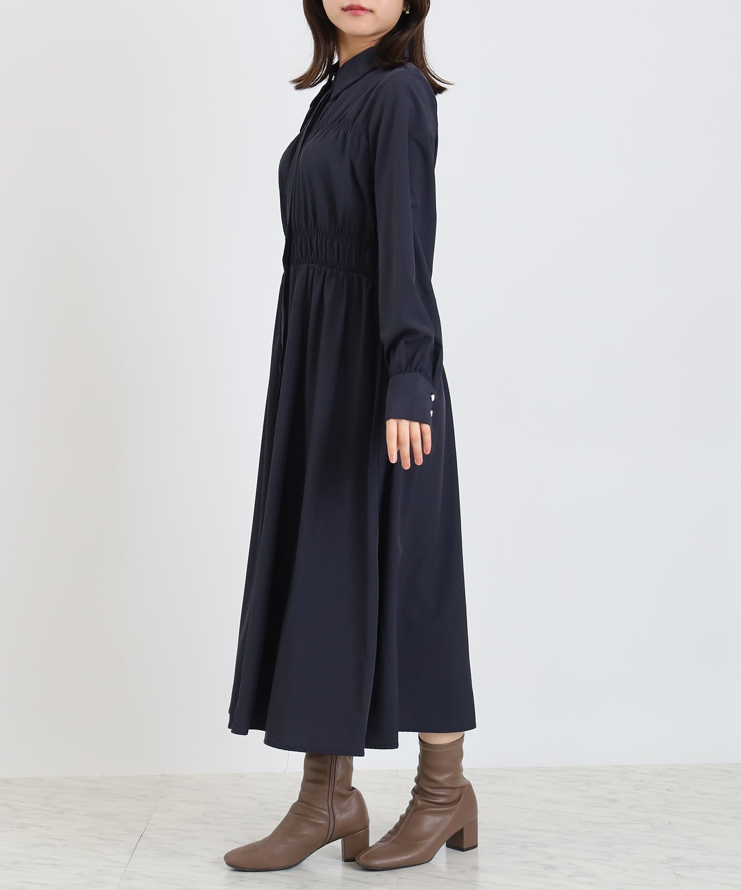 ネイビー model:156cm 着用サイズ:M