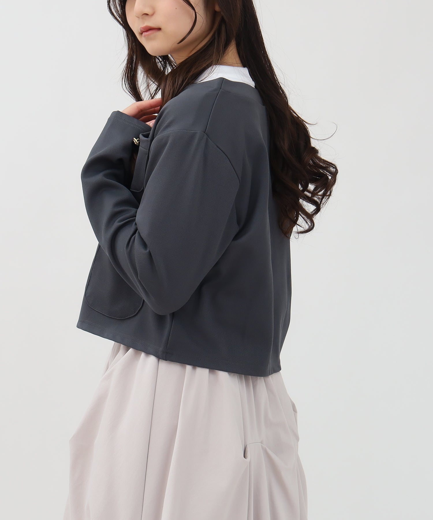ライトグレー model:160 着用サイズ:M
